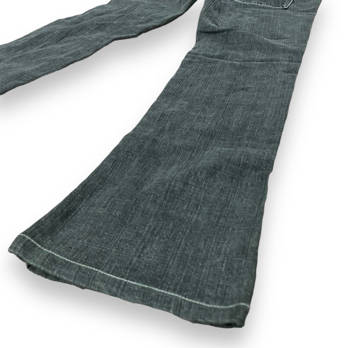 20471120 × Hysteric Glamour × Japanese Brand 🇯🇵 VINTAGE BRAPPERS BUSH FLARE PANTS Size 28" / US 6 / IT 42 - 8 Thumbnail
