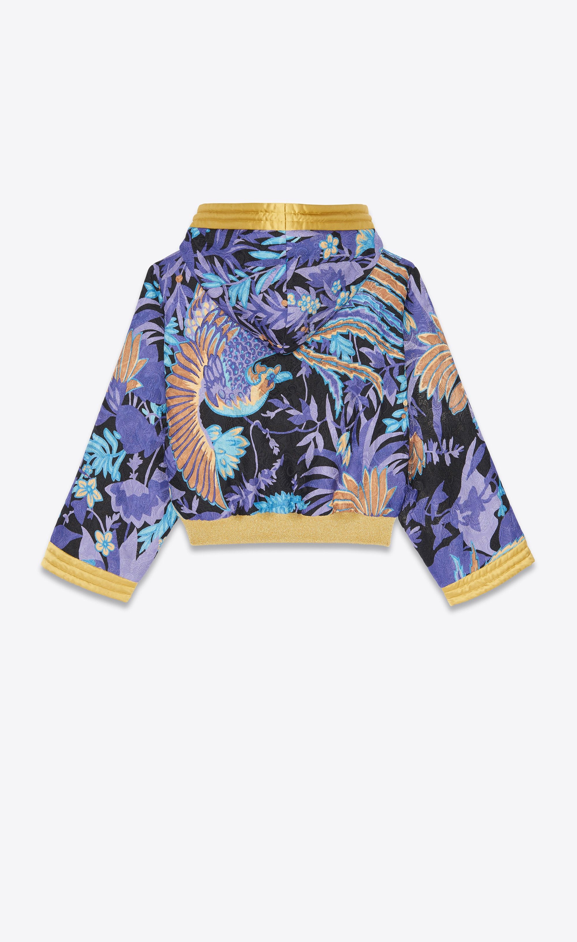 Saint Laurent Paris o1s1wg110824 Kimono Teddy Jacket in Multicolor Size US M / EU 48-50 / 2 - 2 Thumbnail
