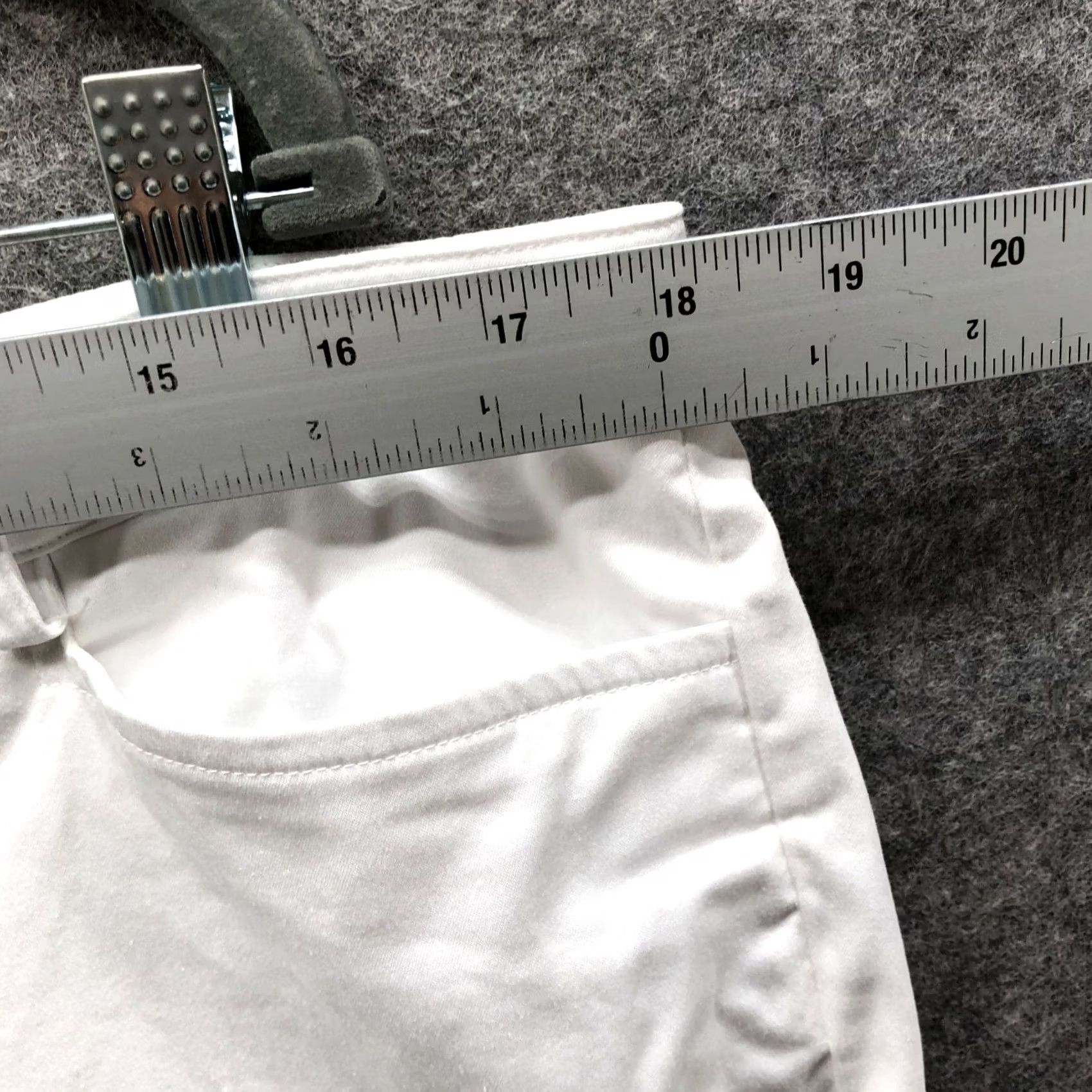Ralph Lauren Lauren Ralph Lauren White Zip Ankle Pants Womens 14P Stretch Lightweight Slim Size 36" / US 14 / IT 50 - 7 Thumbnail