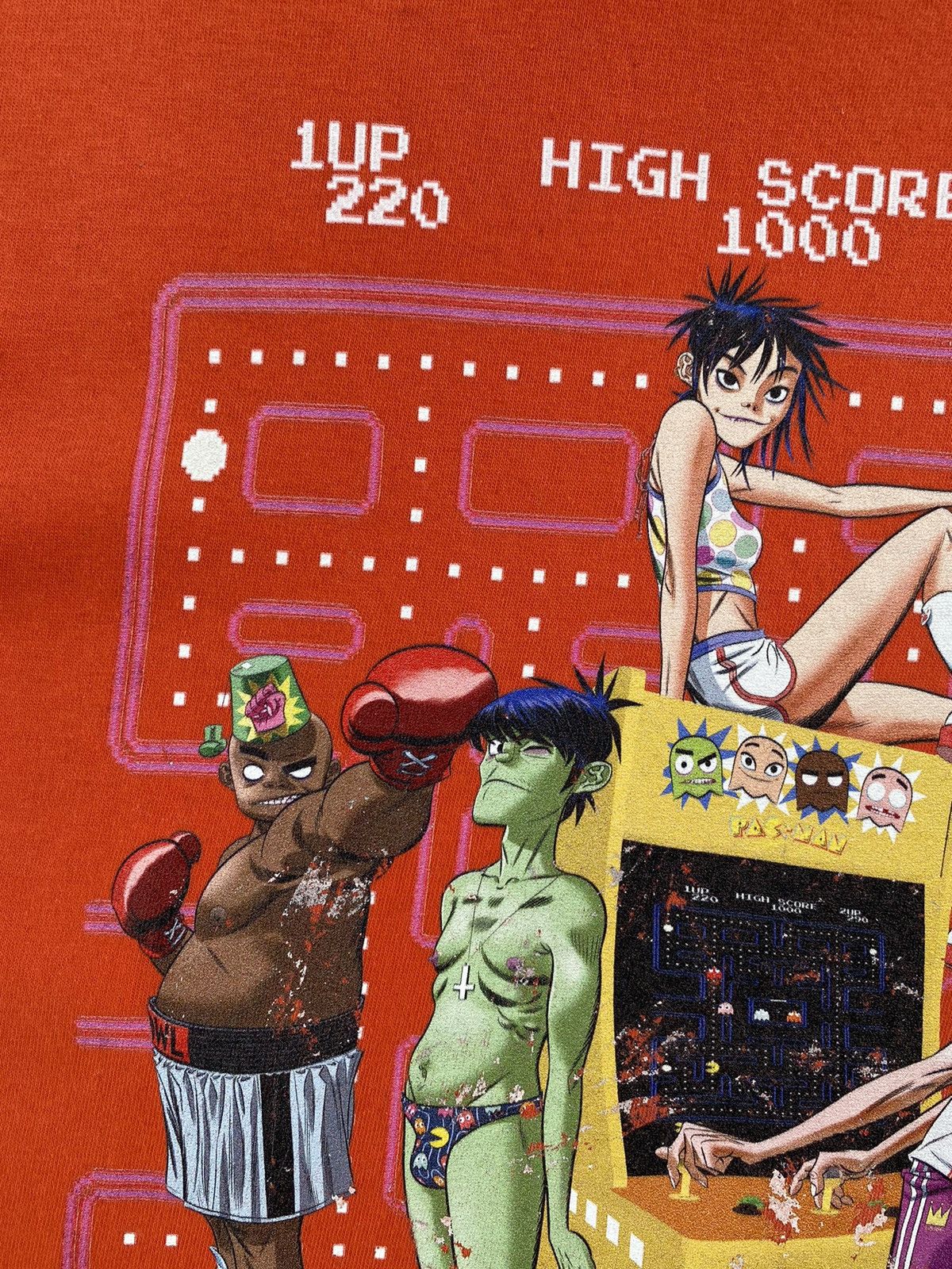 Band Tees Rare🔥Vintage Gorillaz X Pacman Band Tees Size US M / EU 48-50 / 2 - 7 Thumbnail