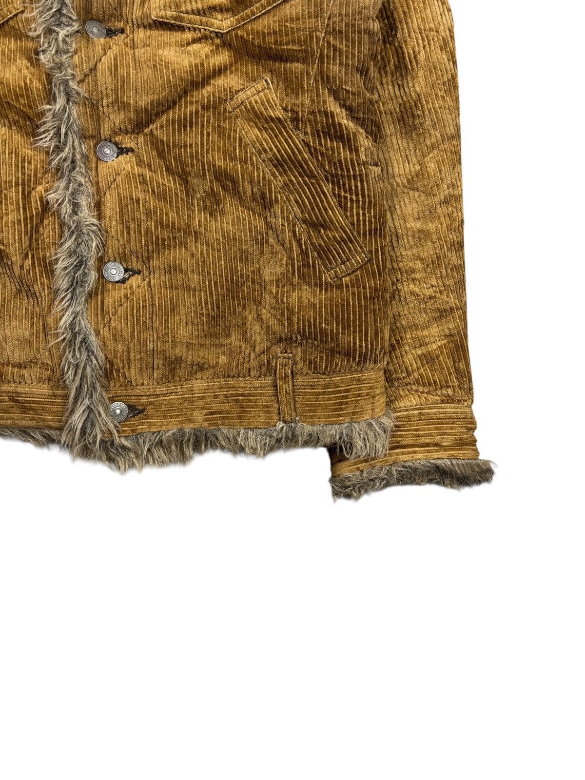 If Six Was Nine 2000s Rattle Trap - Vkei Style Fur Collar Corduroy Jacket Size US M / EU 48-50 / 2 - 8 Thumbnail