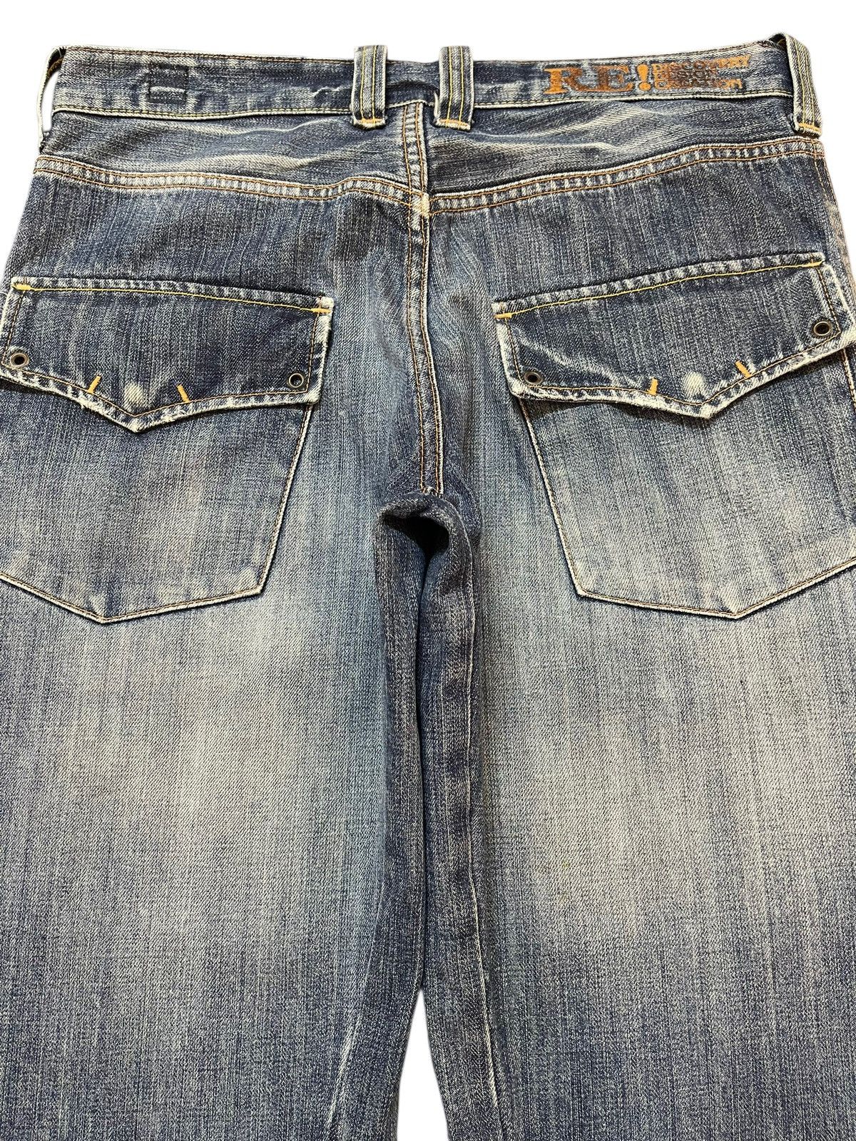 Hysteric Glamour Vintage Japanese Bartack Studded Zipper Avant Garde Jeans Size US 32 / EU 48 - 5 Thumbnail