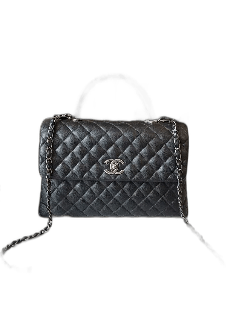 Chanel Chanel Coco Handle Black Large Bag Size ONE SIZE - 1 Thumbnail