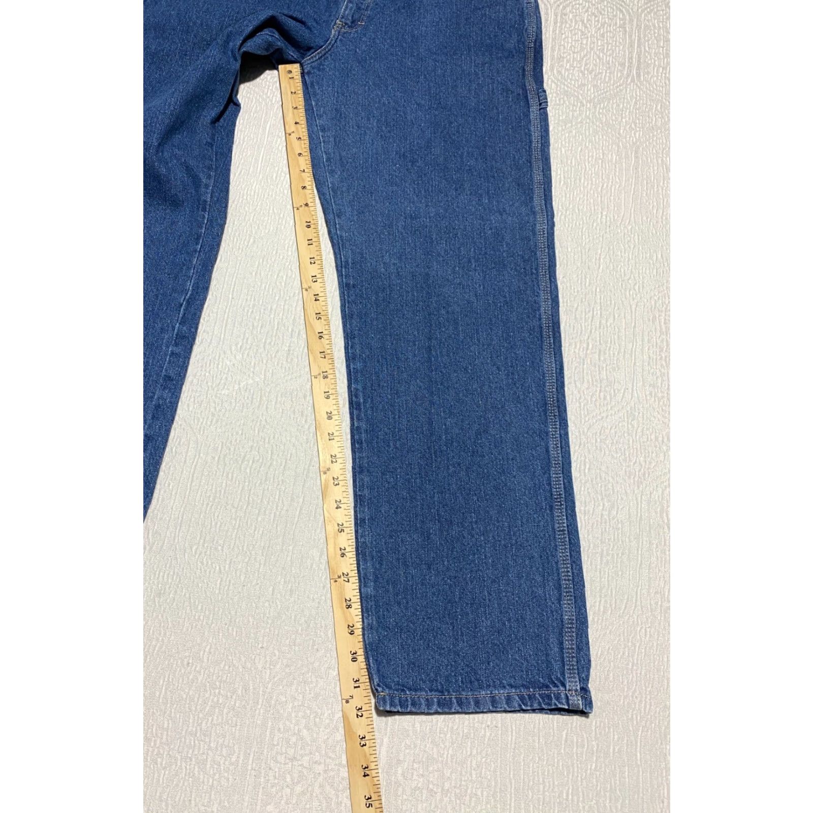 Dickies Dickies Jeans Carpenter Mens Size 36×32 Blue Relaxed Regular 5-Pocket Denim Workwear Pants Mens Jeans Size US 36 / EU 52 - 7 Thumbnail