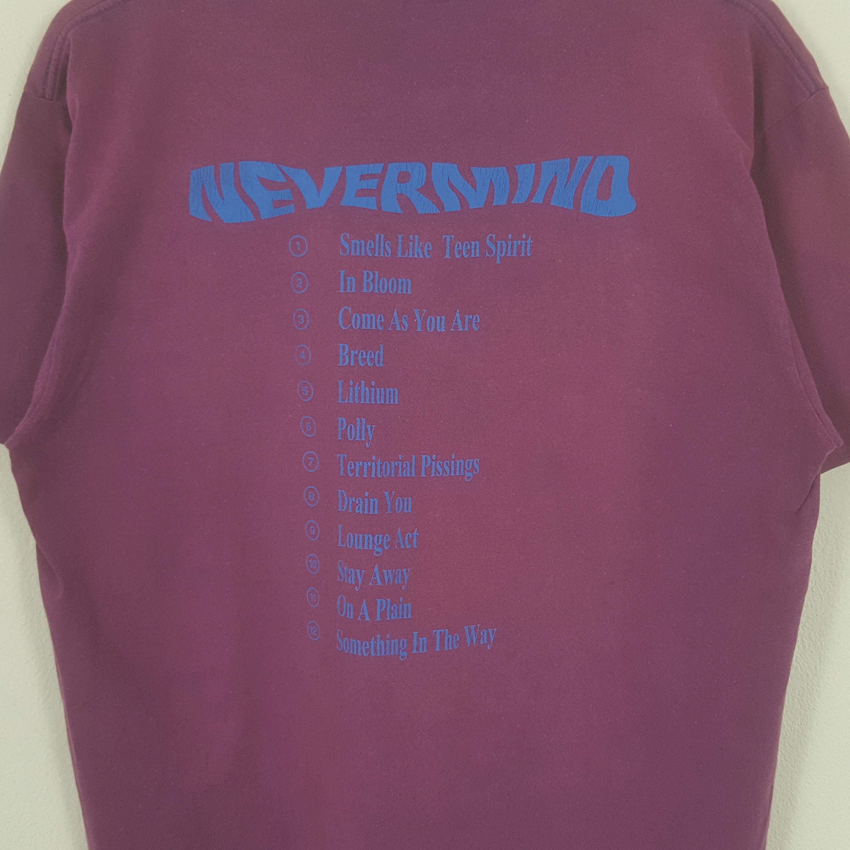 Nirvana × Vintage Vintage Nirvana Nevermind American Grunge Band Tshirt Size US L / EU 52-54 / 3 - 4 Thumbnail