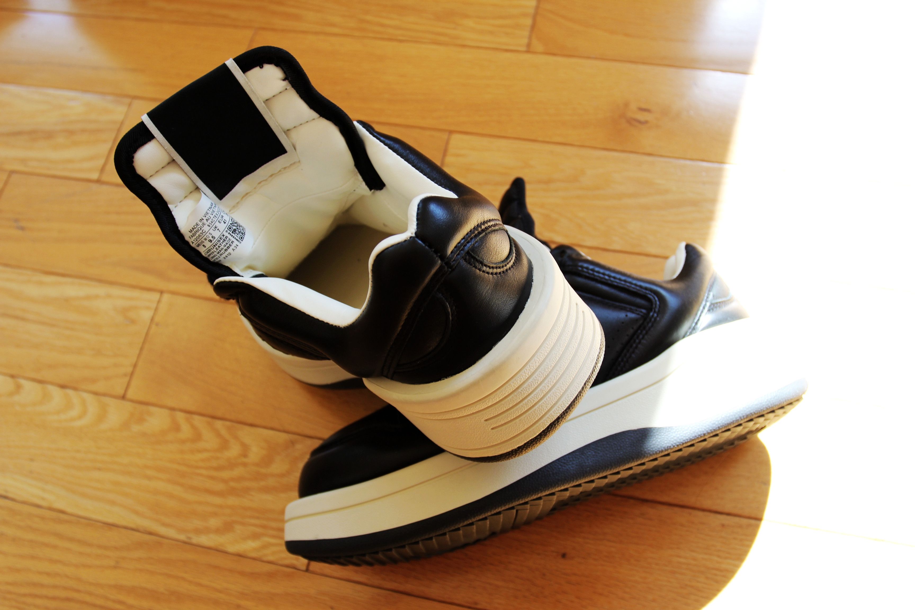Champion × Rick Owens BNWT SS25 RICK OWENS DRKSHDW TURBOWPN OX SNEAKERS BLK 9 Size US 9 / EU 42 - 4 Thumbnail