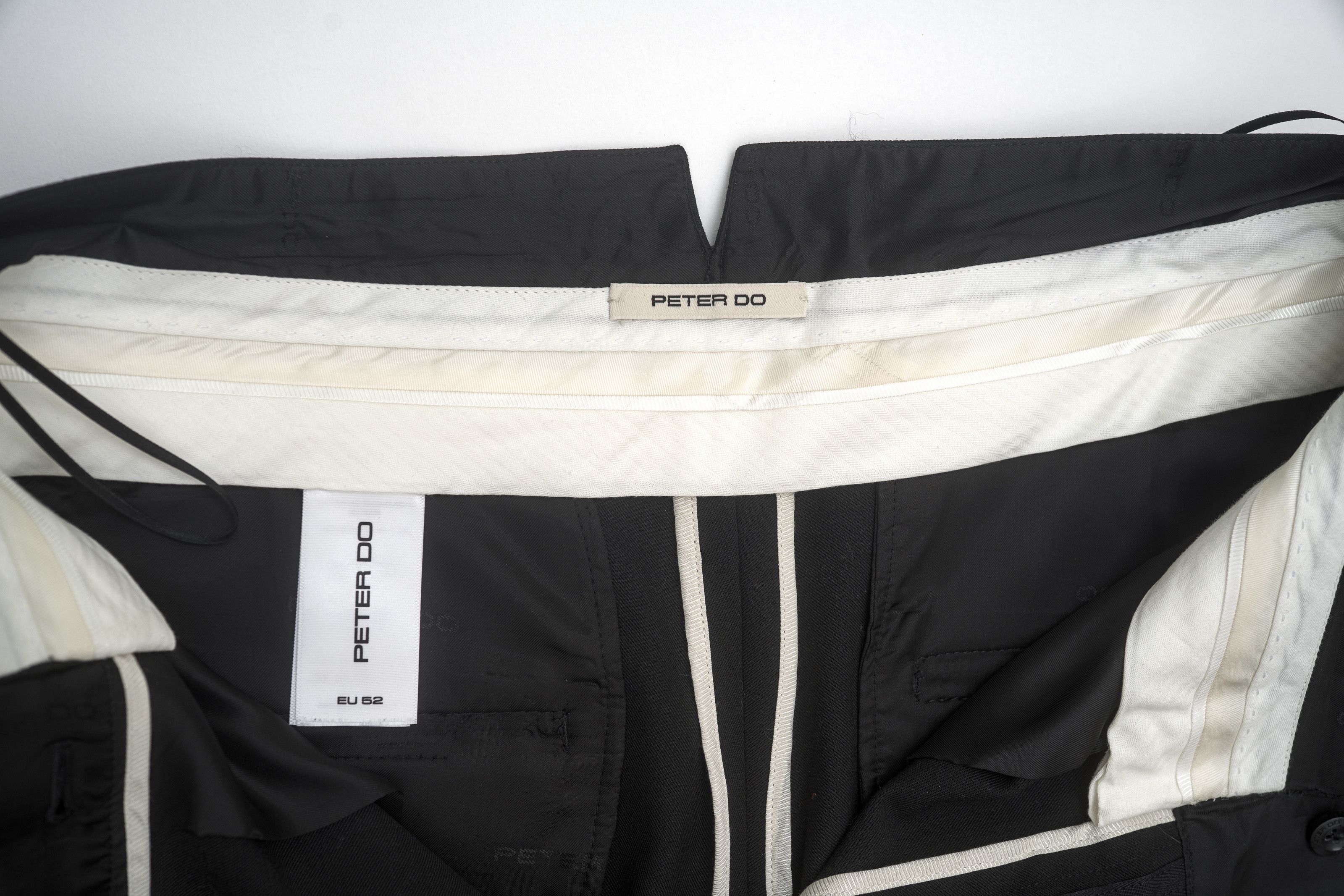 Peter Do Peter Do SS23 Tailored Wool Bermuda Shorts Black EU 52 Size US 36 / EU 52 - 3 Thumbnail