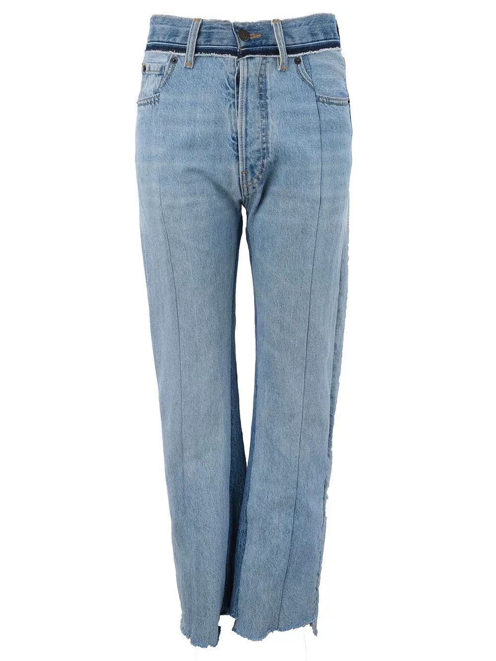 Maison Margiela Maison Margiela Patchwork Denim Pants Size US 38 / EU 54 - 1 Thumbnail