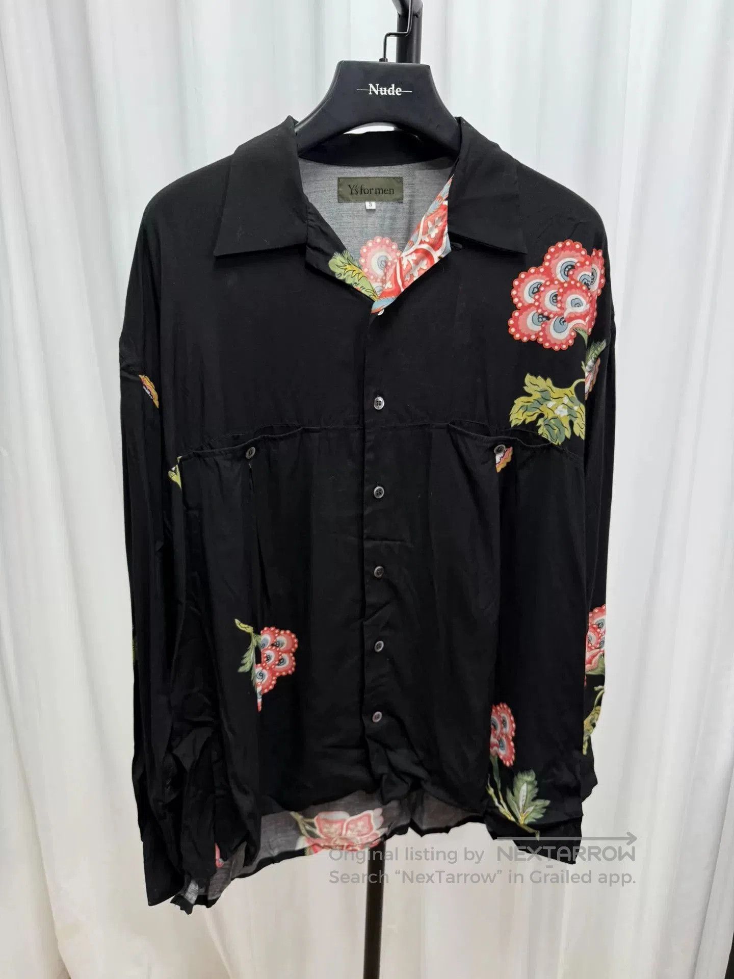 Yohji Yamamoto Yohji Yamamoto Y's Floral Shirt. Size US L / EU 52-54 / 3 - 1 Thumbnail