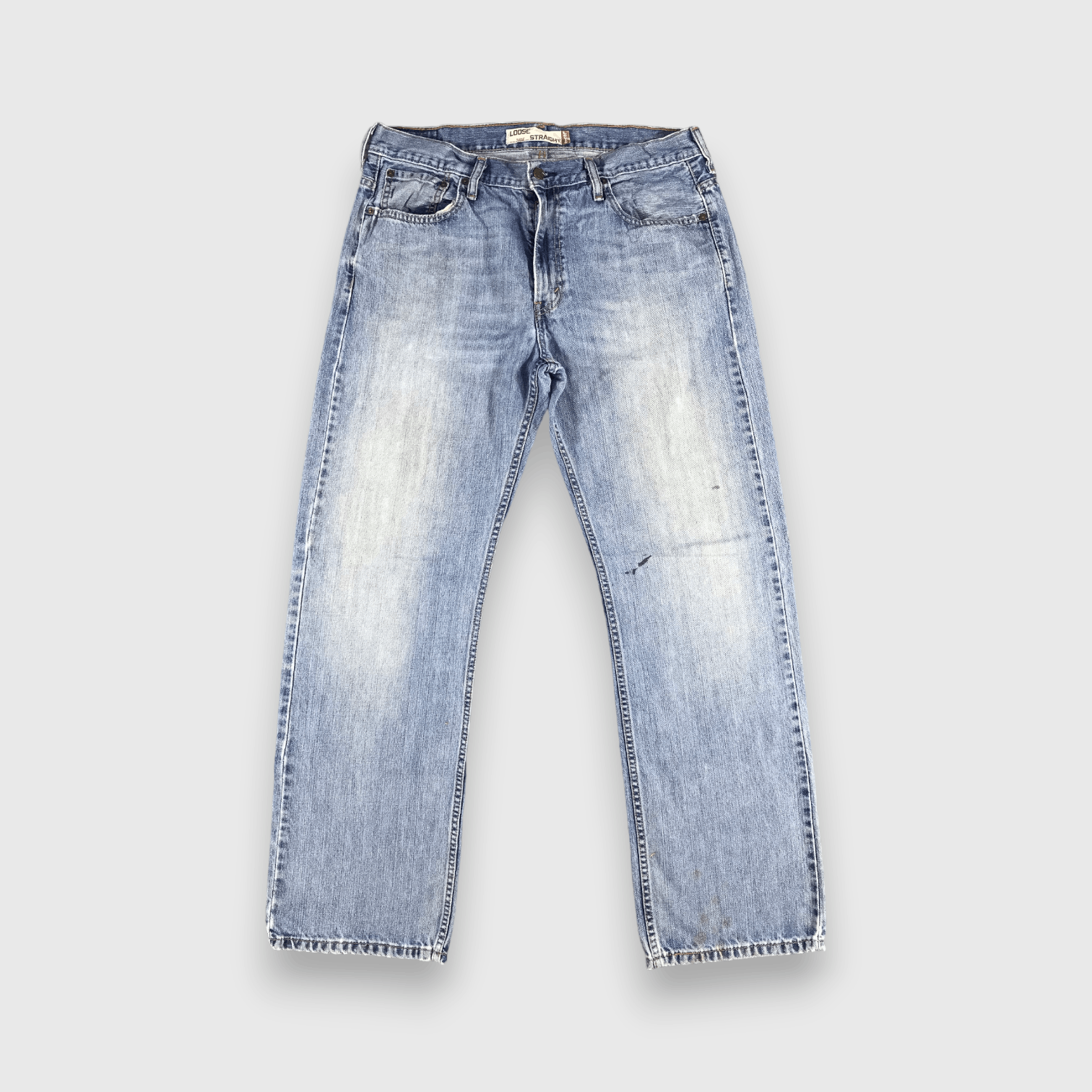 Levi's Vintage Light Wash Levis 569 Jeans-J2193 Size US 35 - 1 Thumbnail