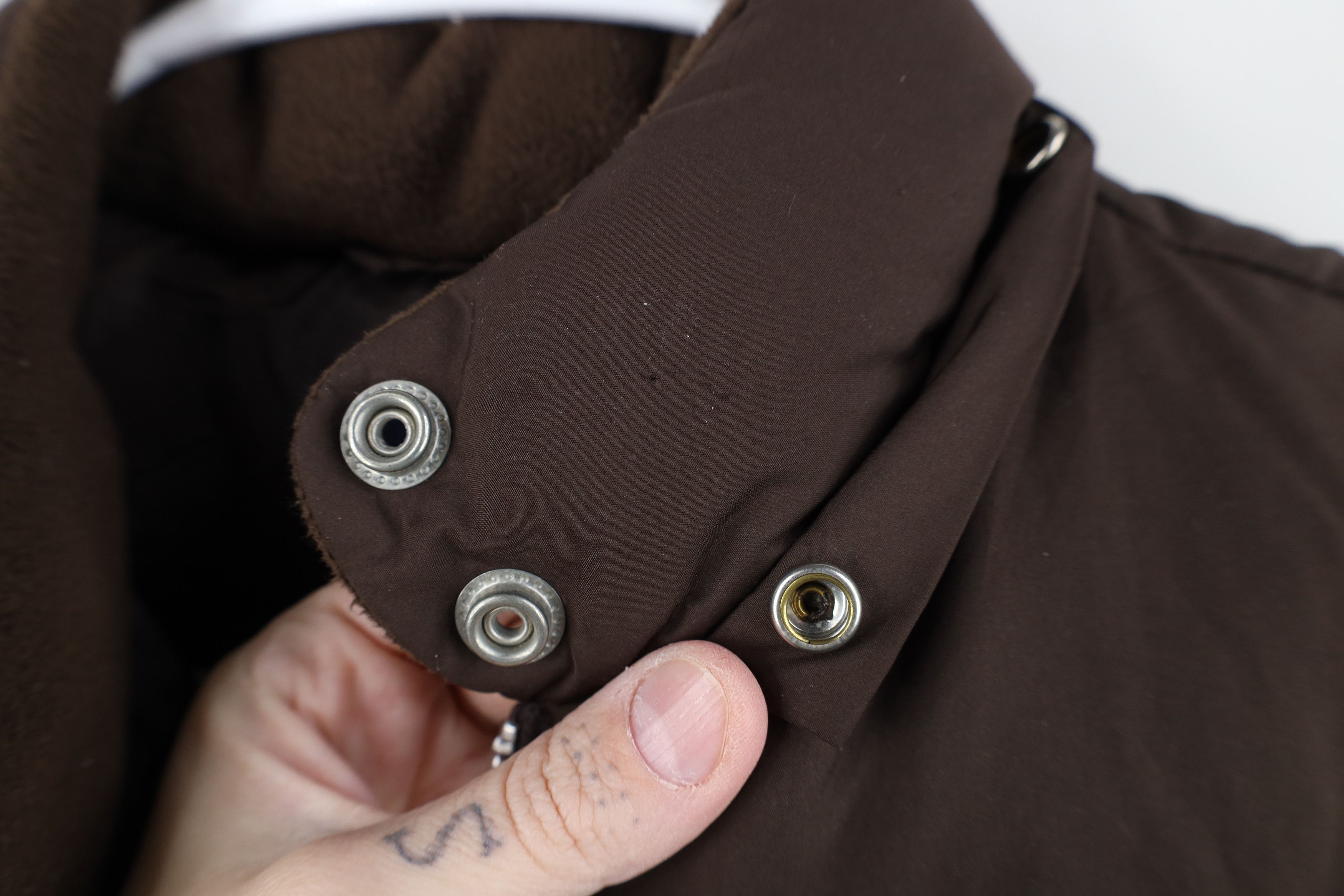 Gap Vintage 90s Y2K Gap Duck Down Puffer Vest Jacket Brown Size S / US 4 / IT 40 - 4 Thumbnail