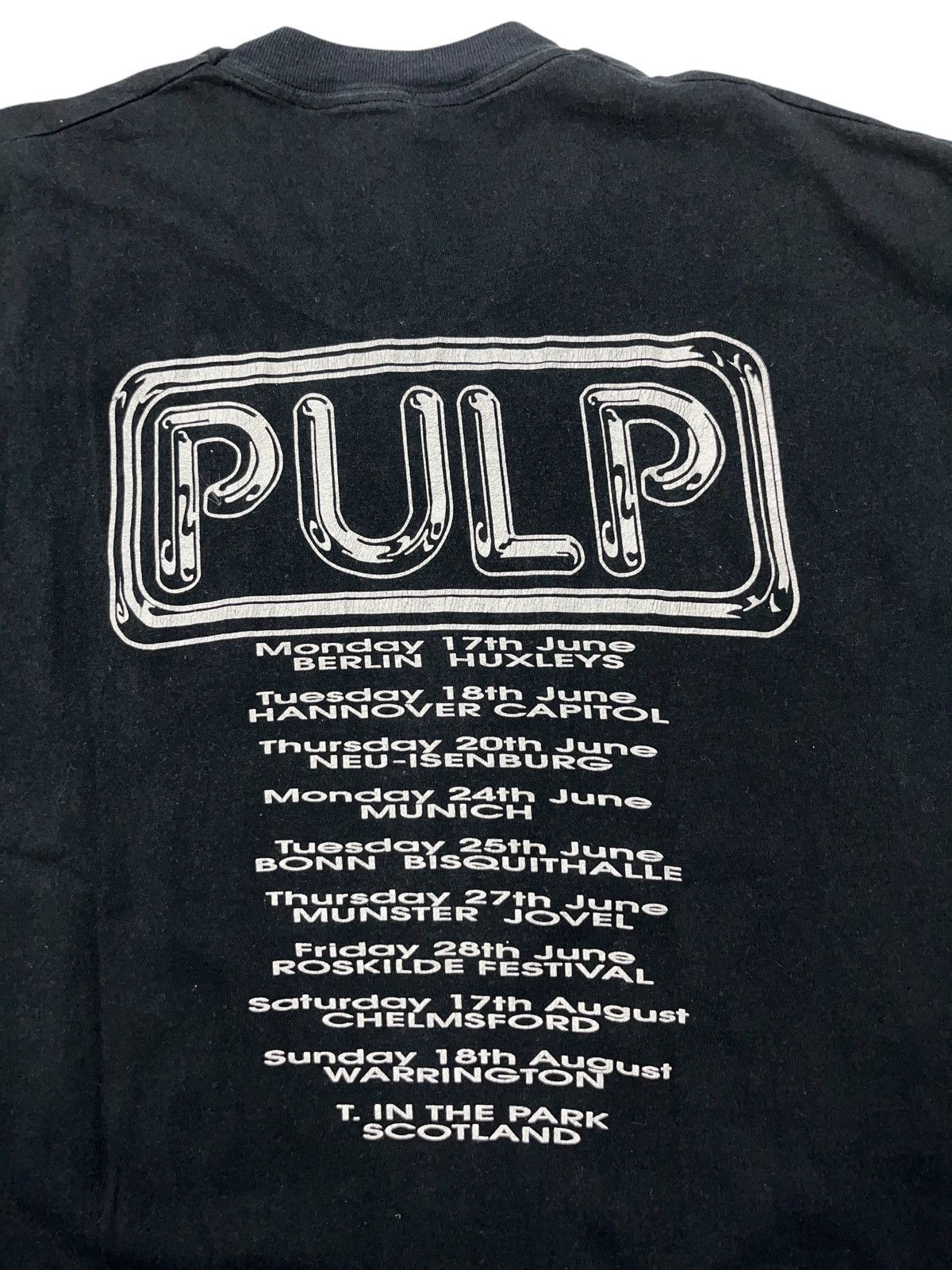 Band Tees Vintage 1996 Pulp Different Class Tour T-shirt Suede Oasis Size US XL / EU 56 / 4 - 11 Thumbnail