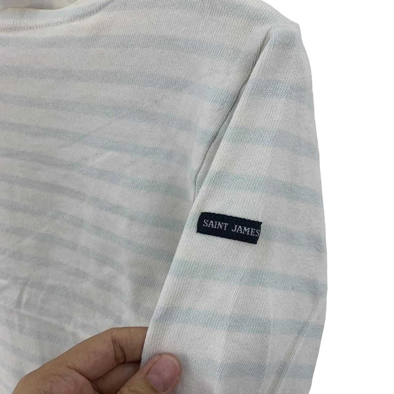 Vintage Vintage SAINT JAMES Made In France Striped Tee Shirt Top Size XS / US 0-2 / IT 36-38 - 5 Thumbnail