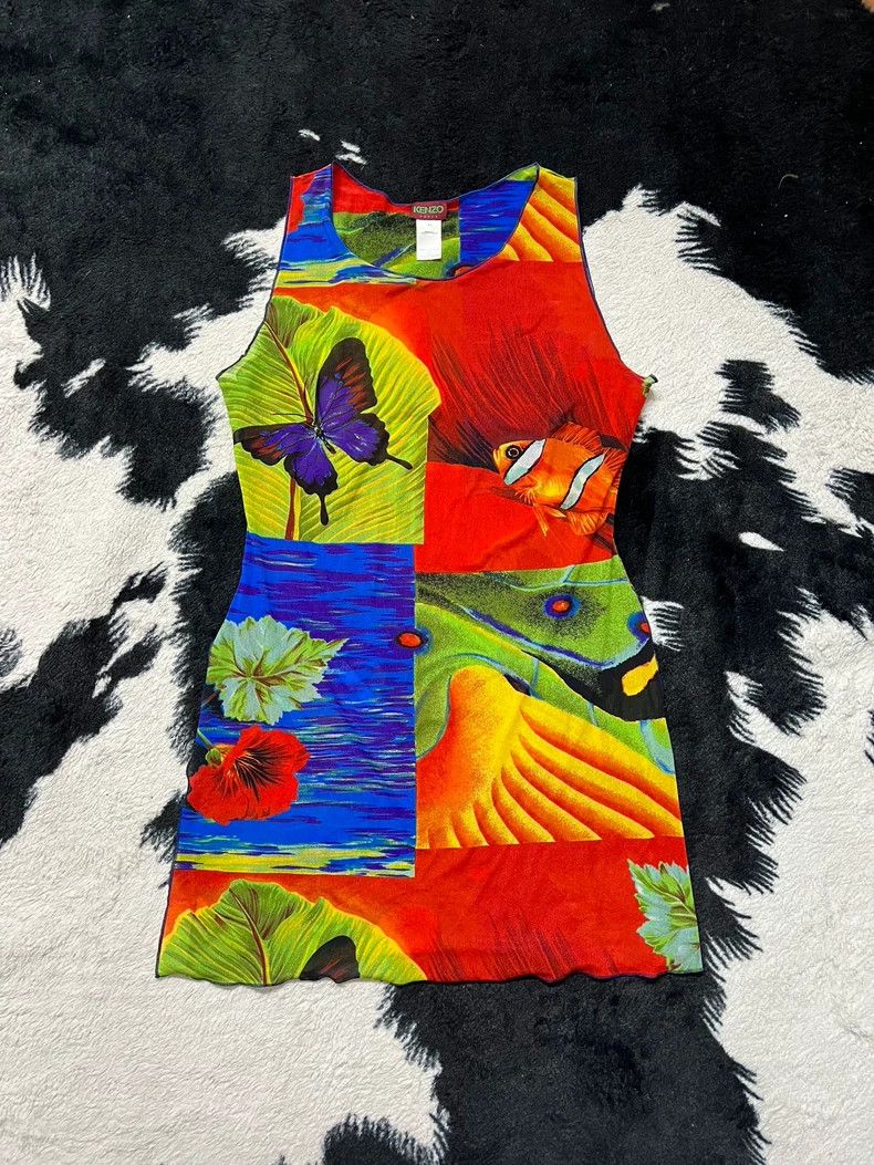 Kenzo Kenzo 1996 Butterfly Fish Floral Vest - dmc Size US M / EU 48-50 / 2 - 1 Thumbnail