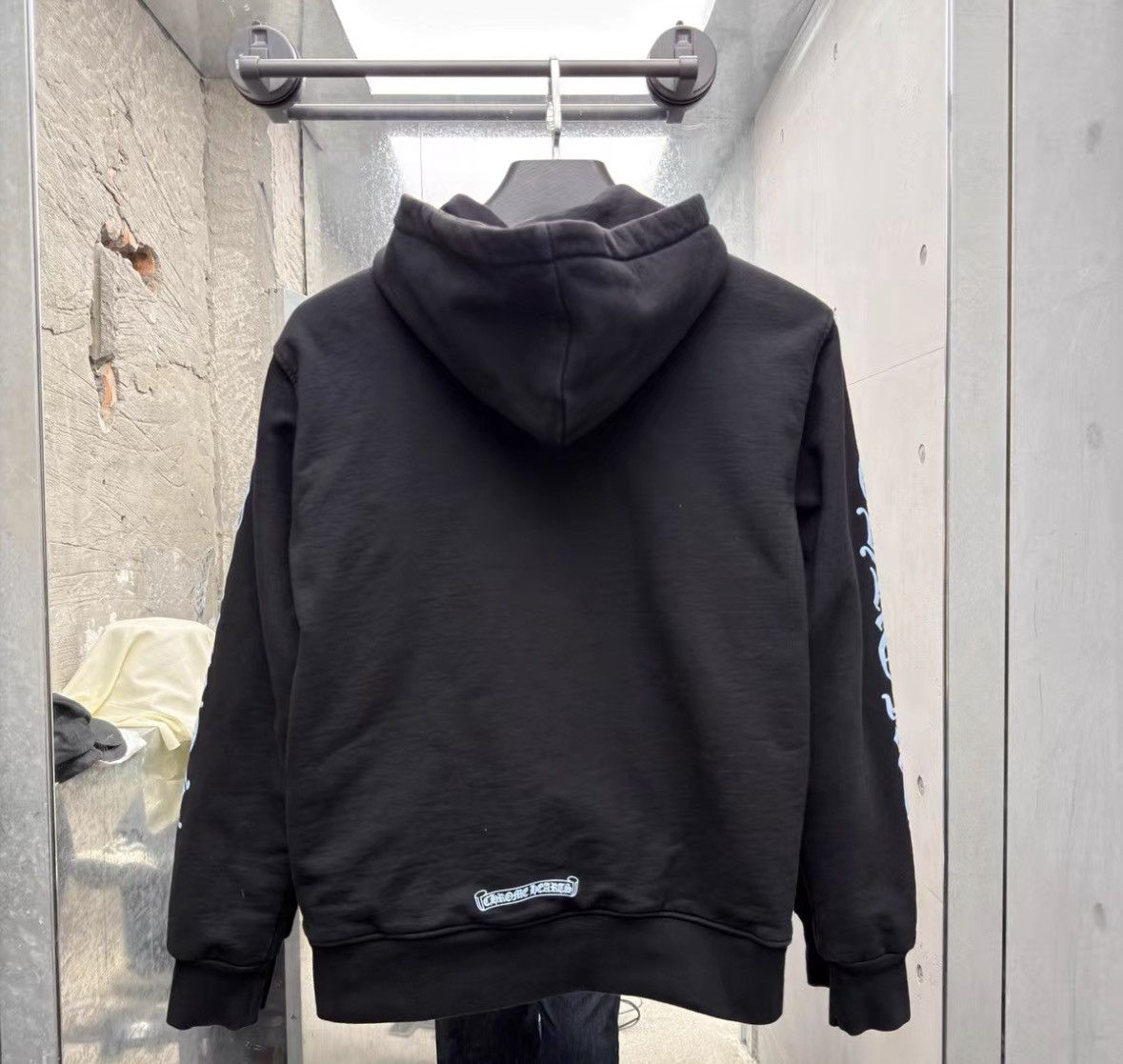 Chrome Hearts black chrome hearts zip hoodie with blue print. Size US S / EU 44-46 / 1 - 2 Thumbnail