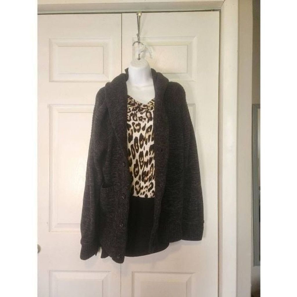 Chicos Chico's Animal Print Blouse Size L / US 10 / IT 46 - 4 Thumbnail