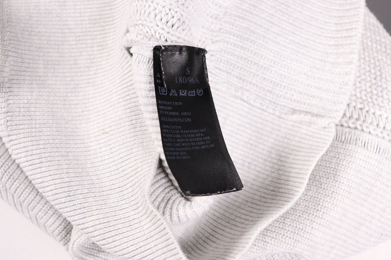 Allsaints AllSaints Gray Knit Long Sleeve Sweater Size S Size US S / EU 44-46 / 1 - 9 Thumbnail