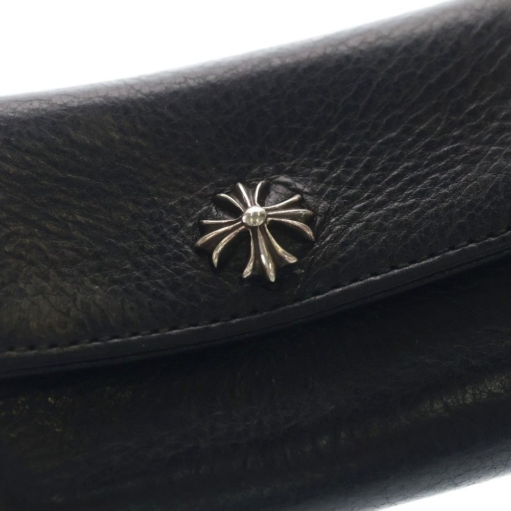 Chrome Hearts CHROME HEARTS Black Leather Wallet BCA372 Size ONE SIZE - 5 Thumbnail