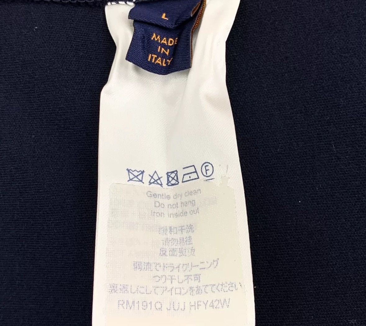 Louis Vuitton Louis Vuitton Lv navy blue cotton hooded sweatshirt jacket Size US L / EU 52-54 / 3 - 7 Thumbnail