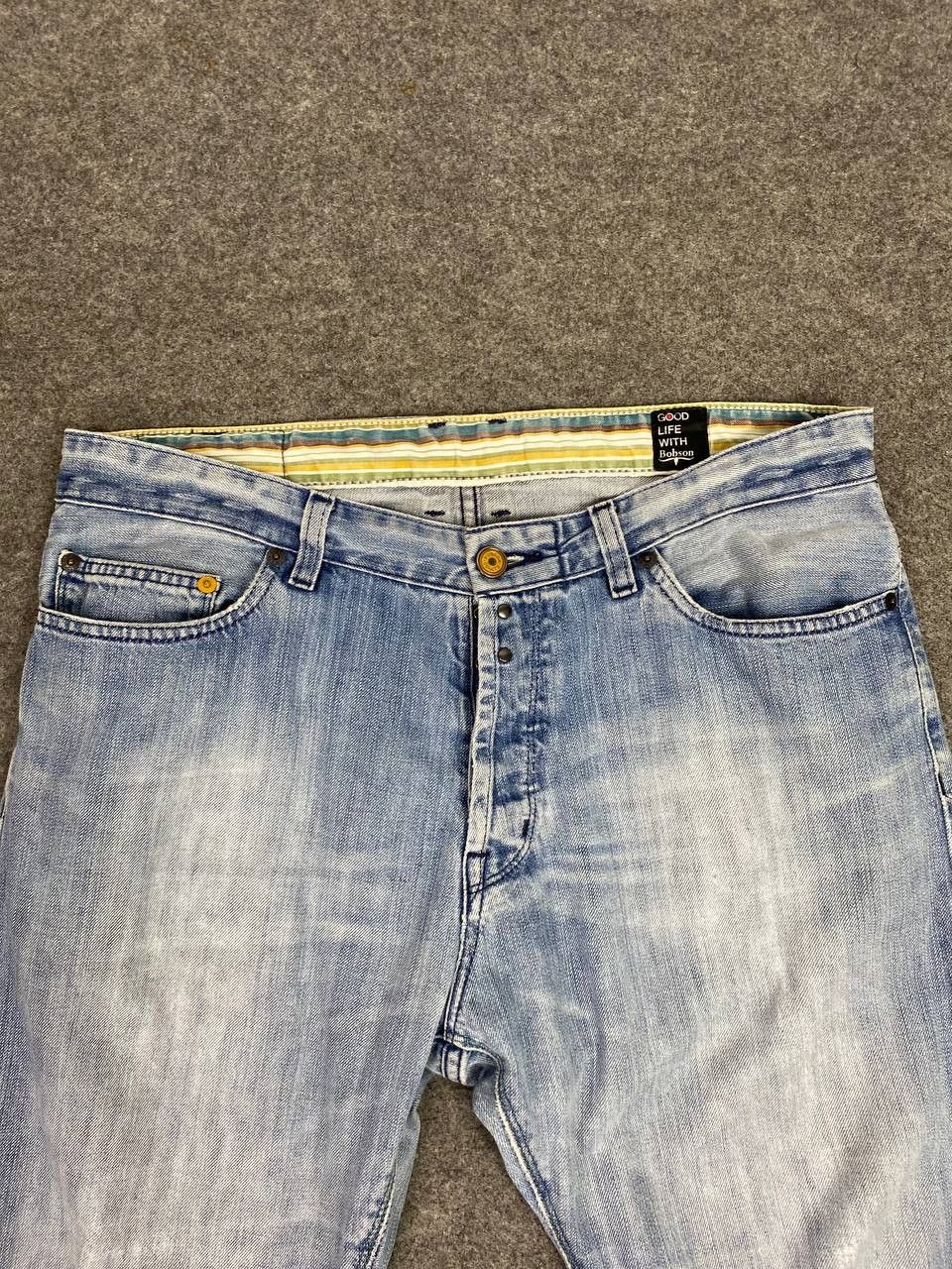 Japanese Brand bobson japanese brand double knee denim nice design Size US 35 - 7 Thumbnail