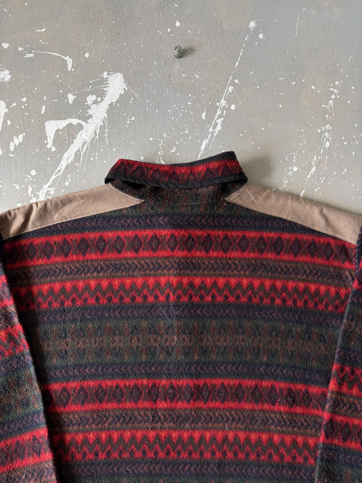 Vintage Vintage Sunset-Shirts Canada Navajo Aztec Fleece Pullover Size US L / EU 52-54 / 3 - 6 Thumbnail