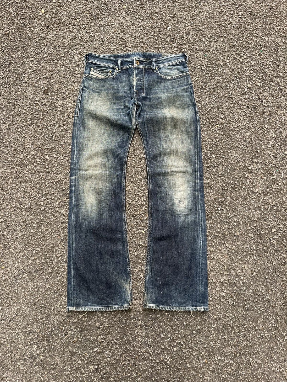 Hysteric Glamour Flare Jeans Diesel Faded Rusty Distressed Boot Cut Denim Size US 30 / EU 46 - 1 Thumbnail