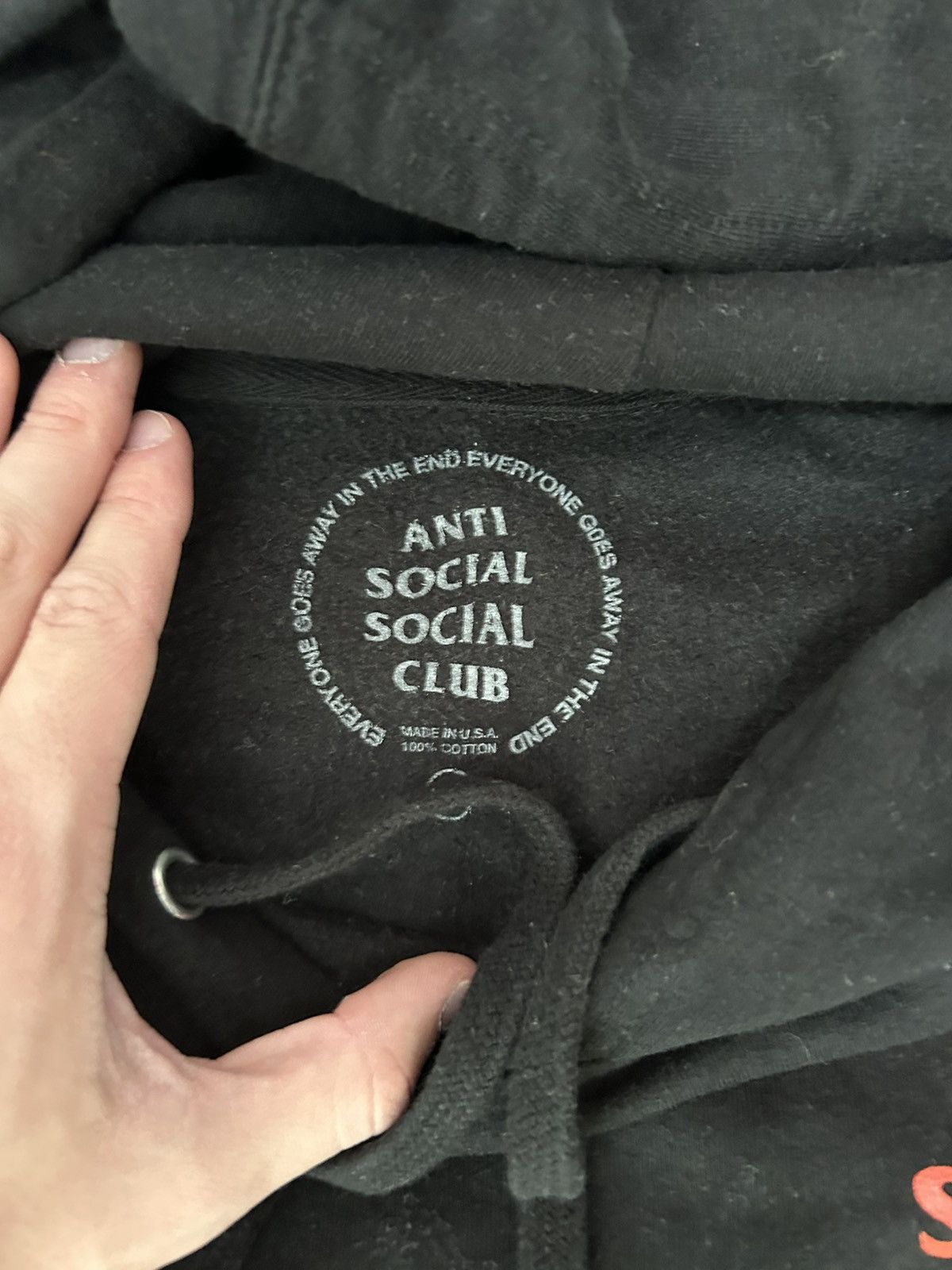 Anti Social Social Club Anti social social club hoodie Size US XL / EU 56 / 4 - 3 Thumbnail