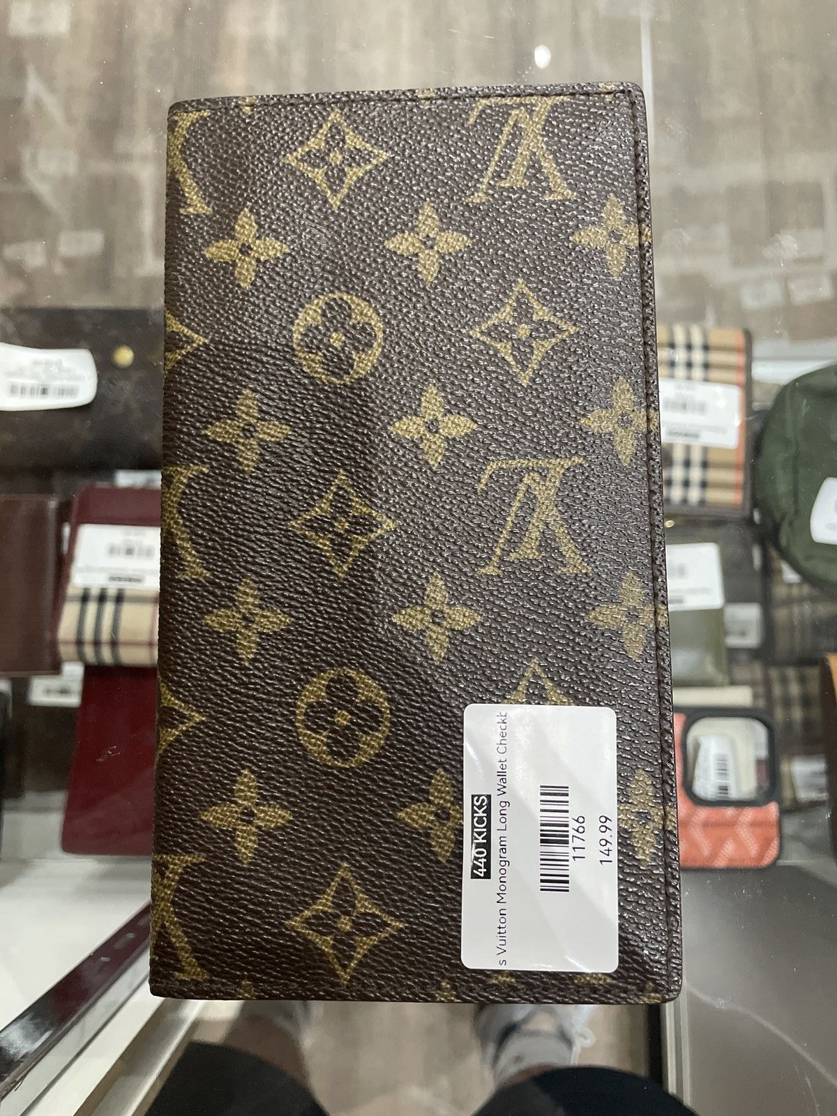 Louis Vuitton Monogram Long Wallet Checkbook