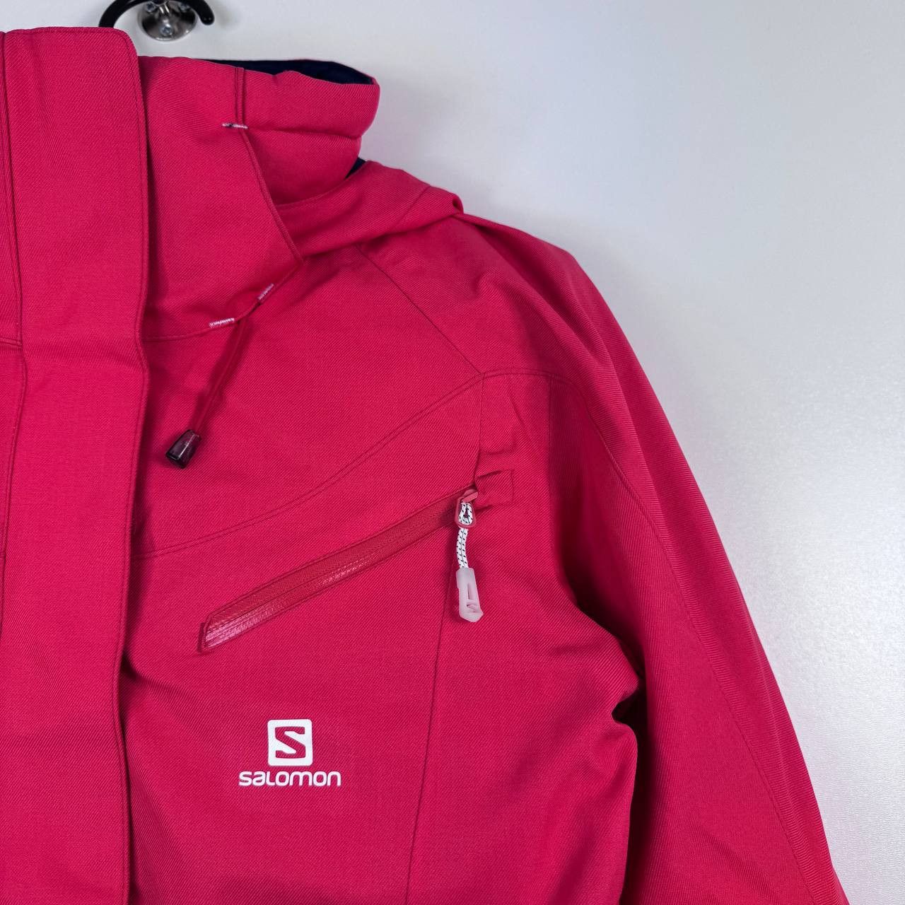 Salomon Salomon Ski Jacket Womens Red Hooded Waterproof Size S Size S / US 4 / IT 40 - 4 Thumbnail