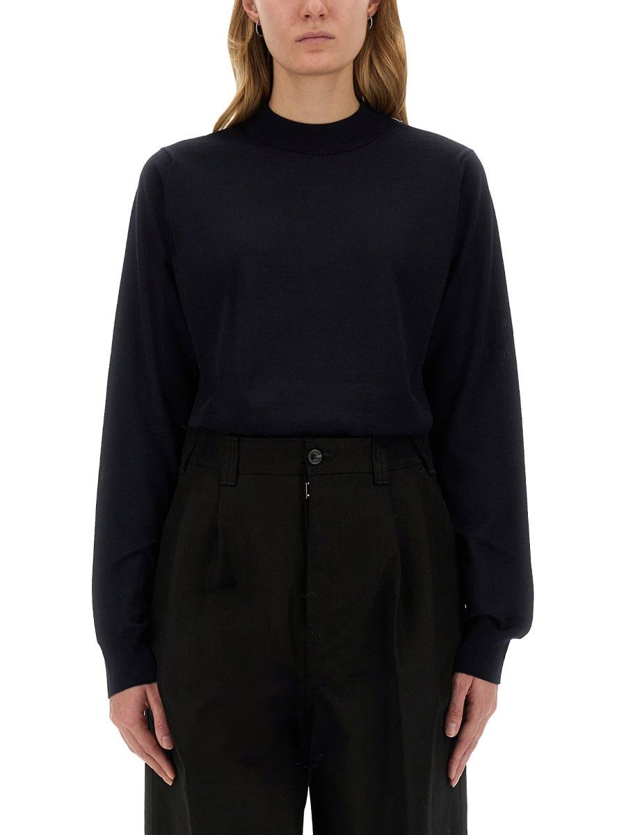 Maison Margiela MAISON MARGIELA WOOL JERSEY. - BLUE Size S / US 4 / IT 40 - 1 Thumbnail