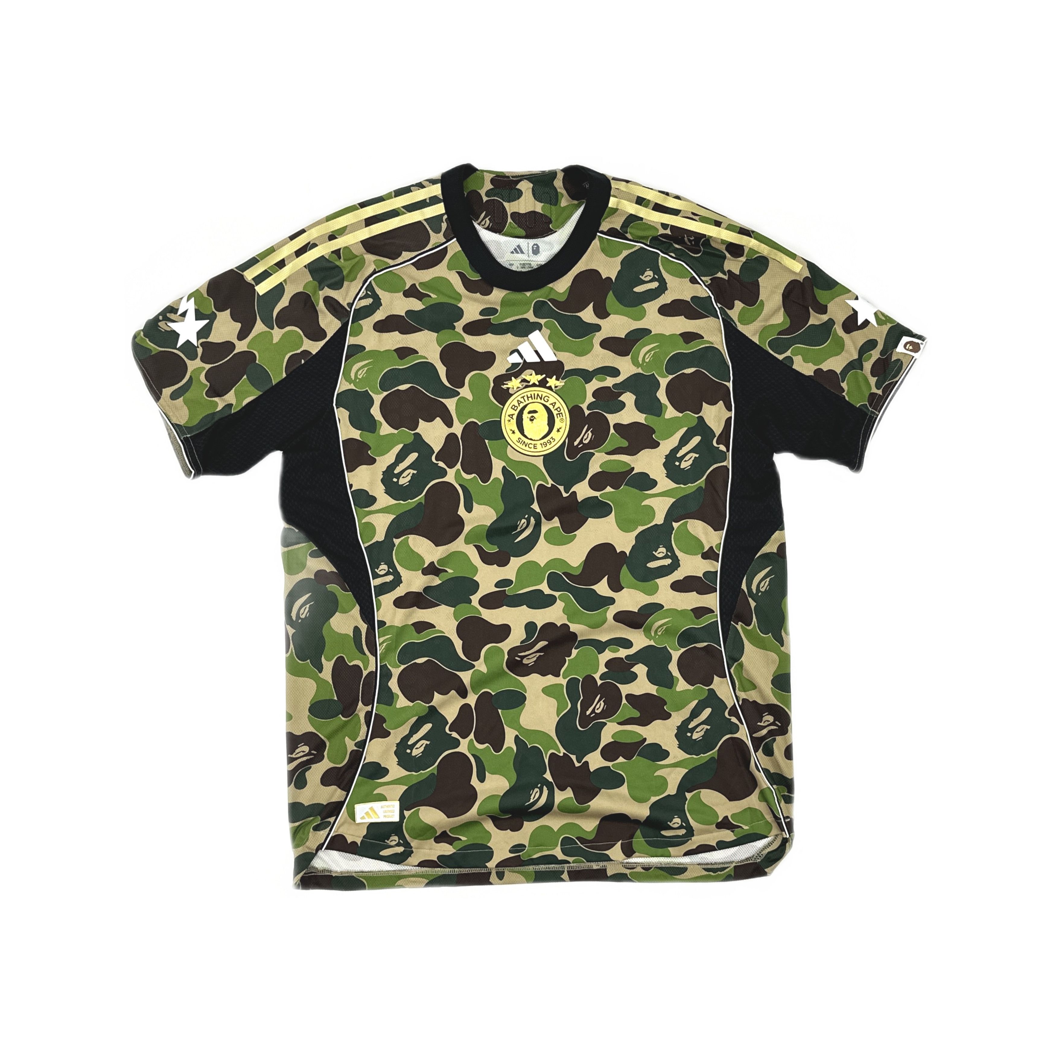 Adidas × Bape Adidas x Bape SSL Flame Jersey | Grailed