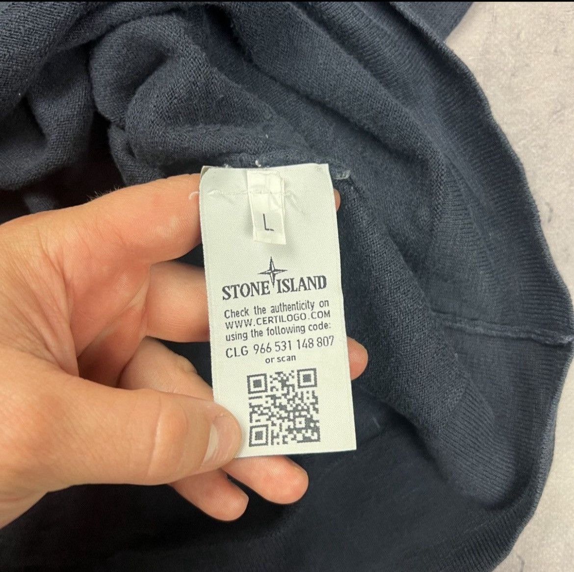Stone Island Rare! Stone Island Sweatshirt Sweater Patch Logo Casual Size US L / EU 52-54 / 3 - 19 Thumbnail