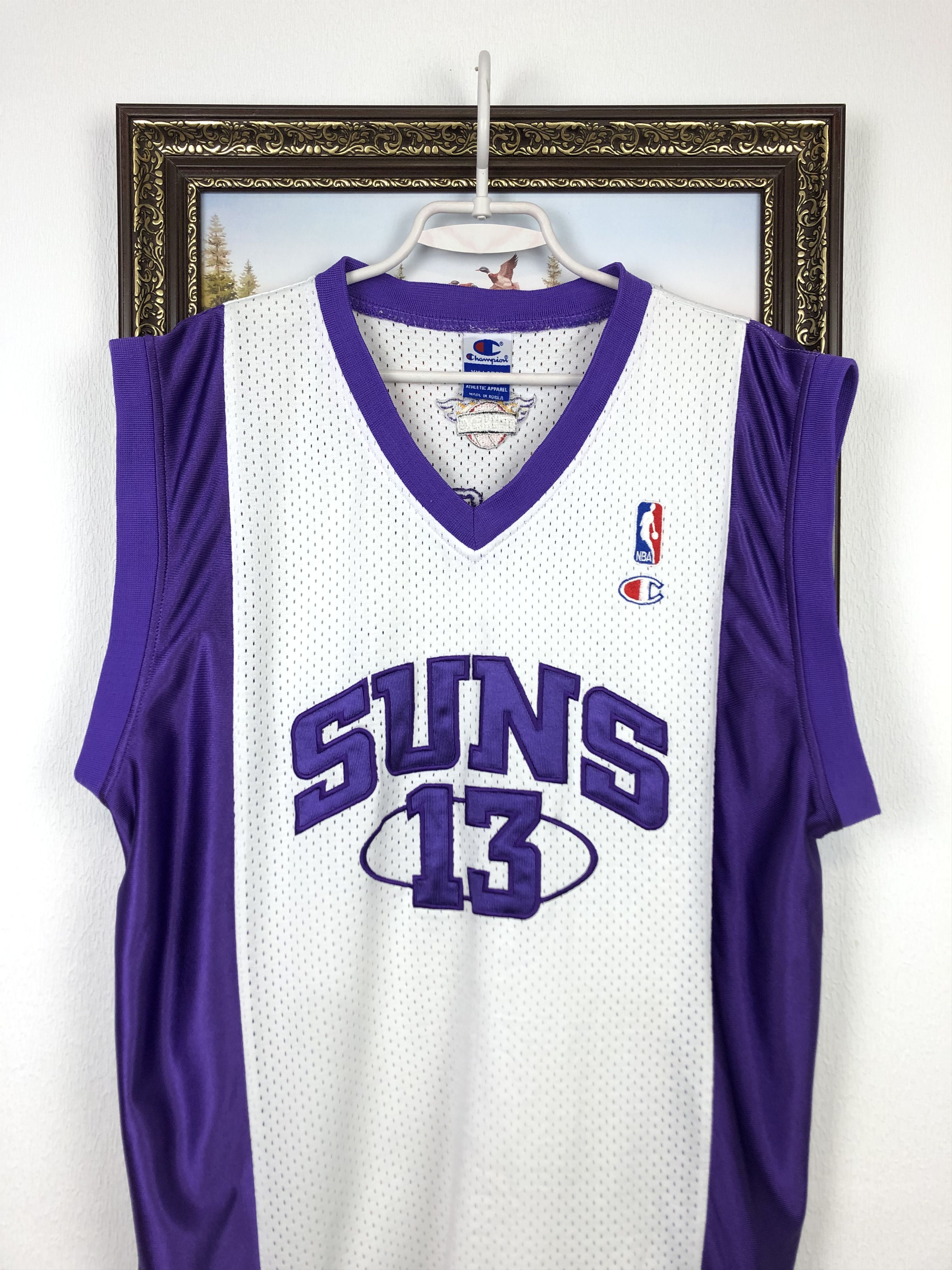 Champion Vintage 90's Champion Phoenix Suns Steve Nash Jersey NBA Size US XXL / EU 58 / 5 - 2 Thumbnail