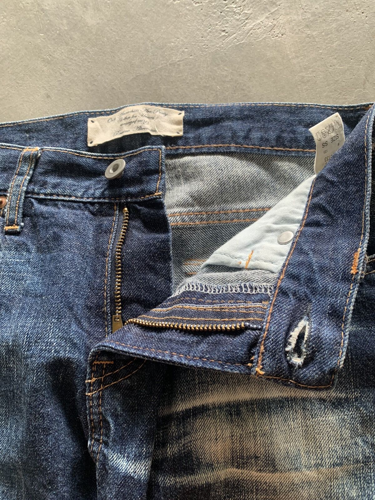 Hysteric Glamour RNA distressed sashiko japanese patchwork slim hedi style Size US 28 / EU 44 - 6 Thumbnail