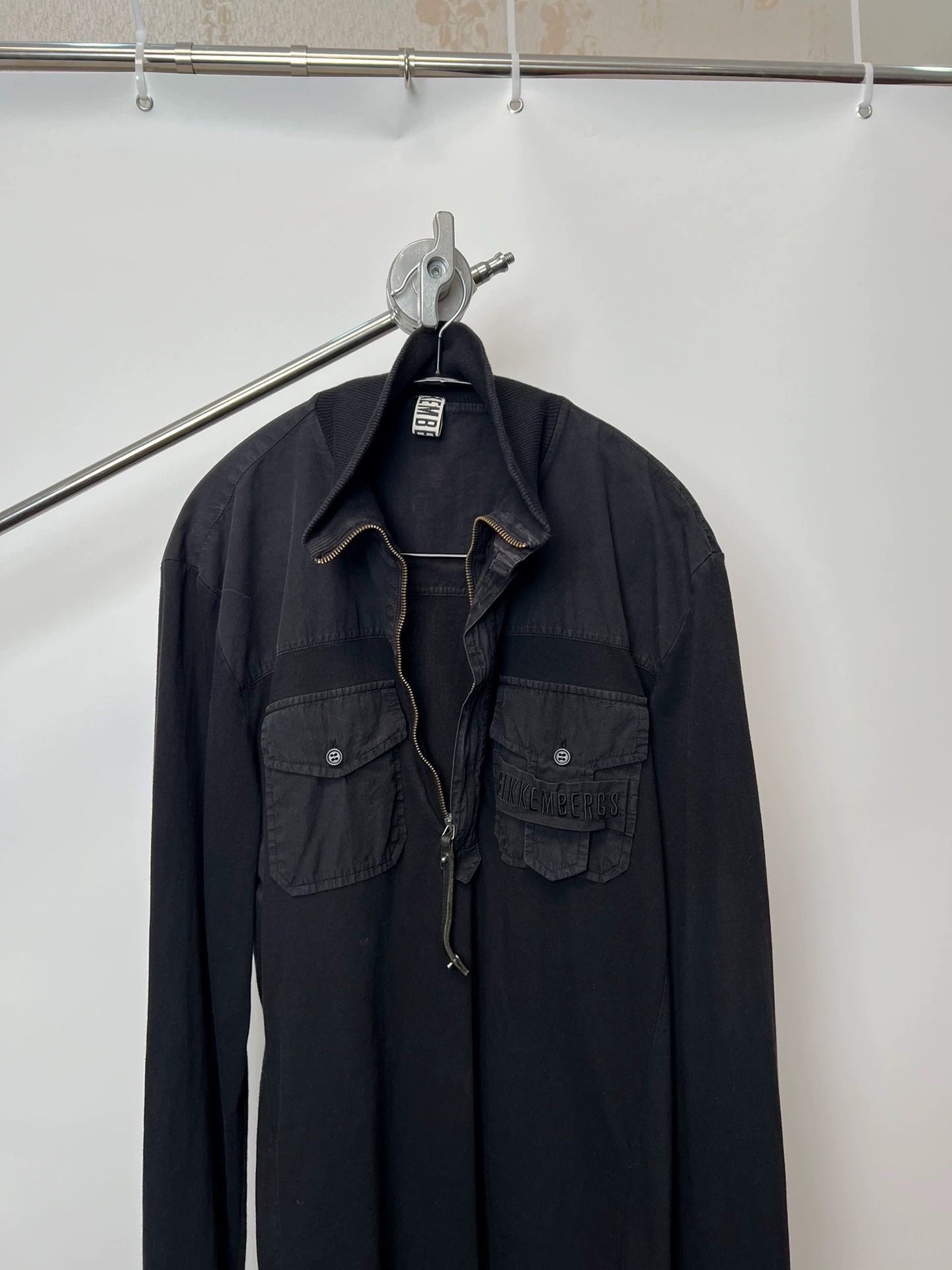 Dirk Bikkembergs Dirk Bikkembergs Half-Zip Spliced Logo Longsleeve Size US L / EU 52-54 / 3 - 7 Thumbnail