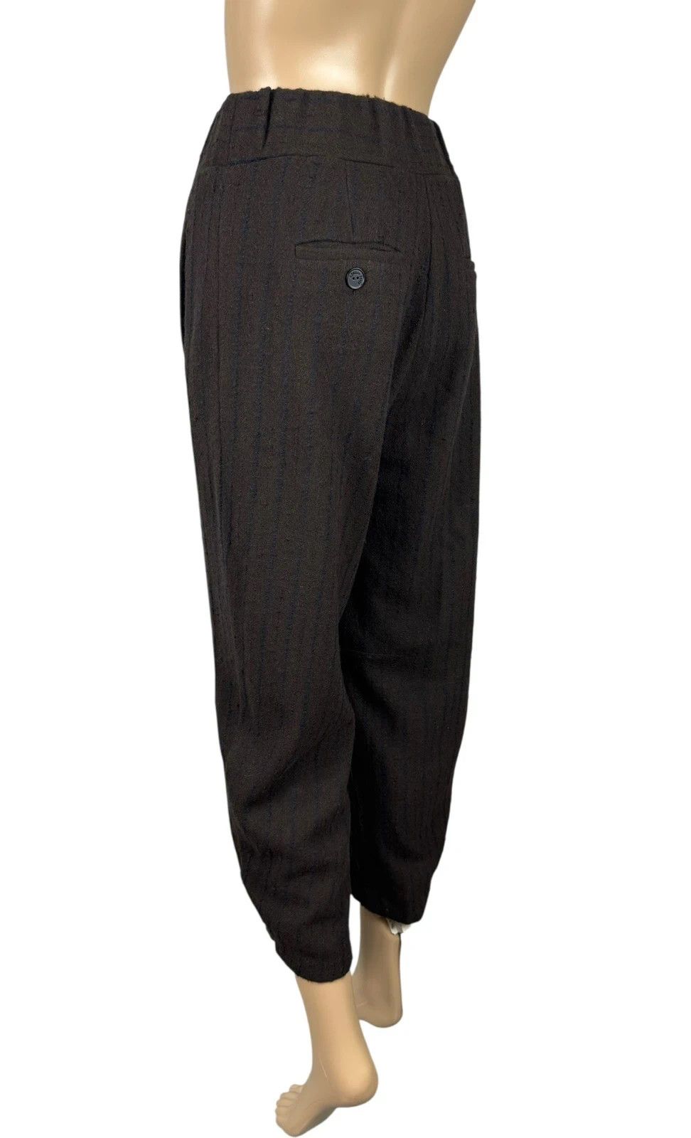 Other Alessia Santi Italy Crop Pants Wool Knit Striped size 40 Size 27" / US 4 / IT 40 - 5 Thumbnail