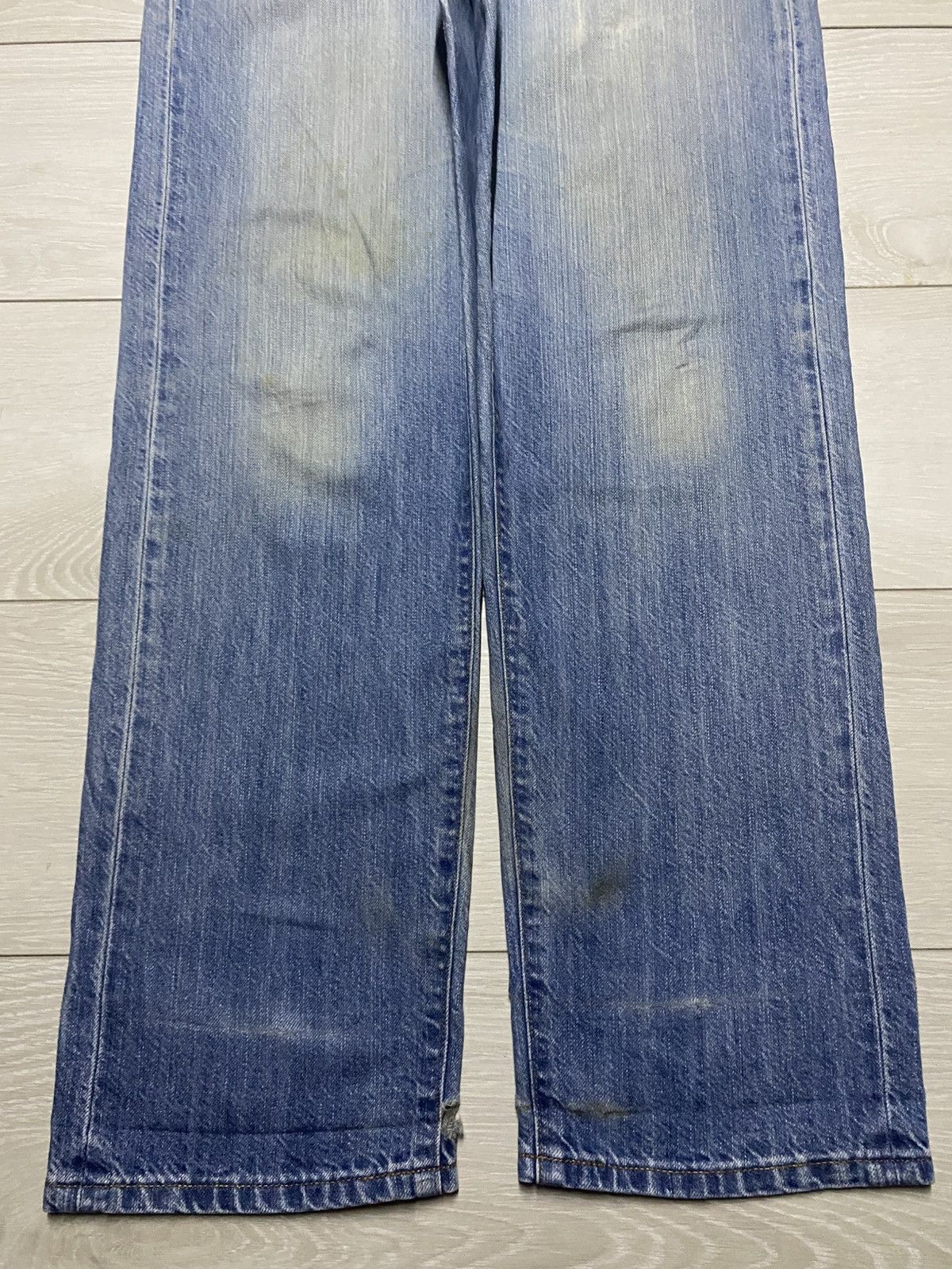 Japanese Brand Vintage Japanese Brand Back Number Faded Distressed Loose Size US 32 / EU 48 - 5 Thumbnail