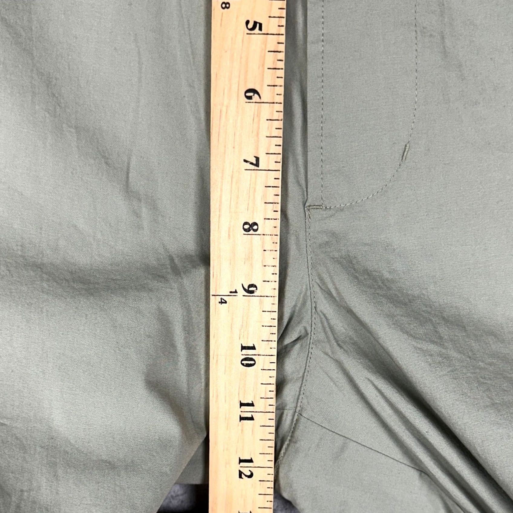 Everlane Everlane Pants Womens SmallX30 Sage Green Chino Performance Elastic Waist EUC Size 29" - 6 Thumbnail
