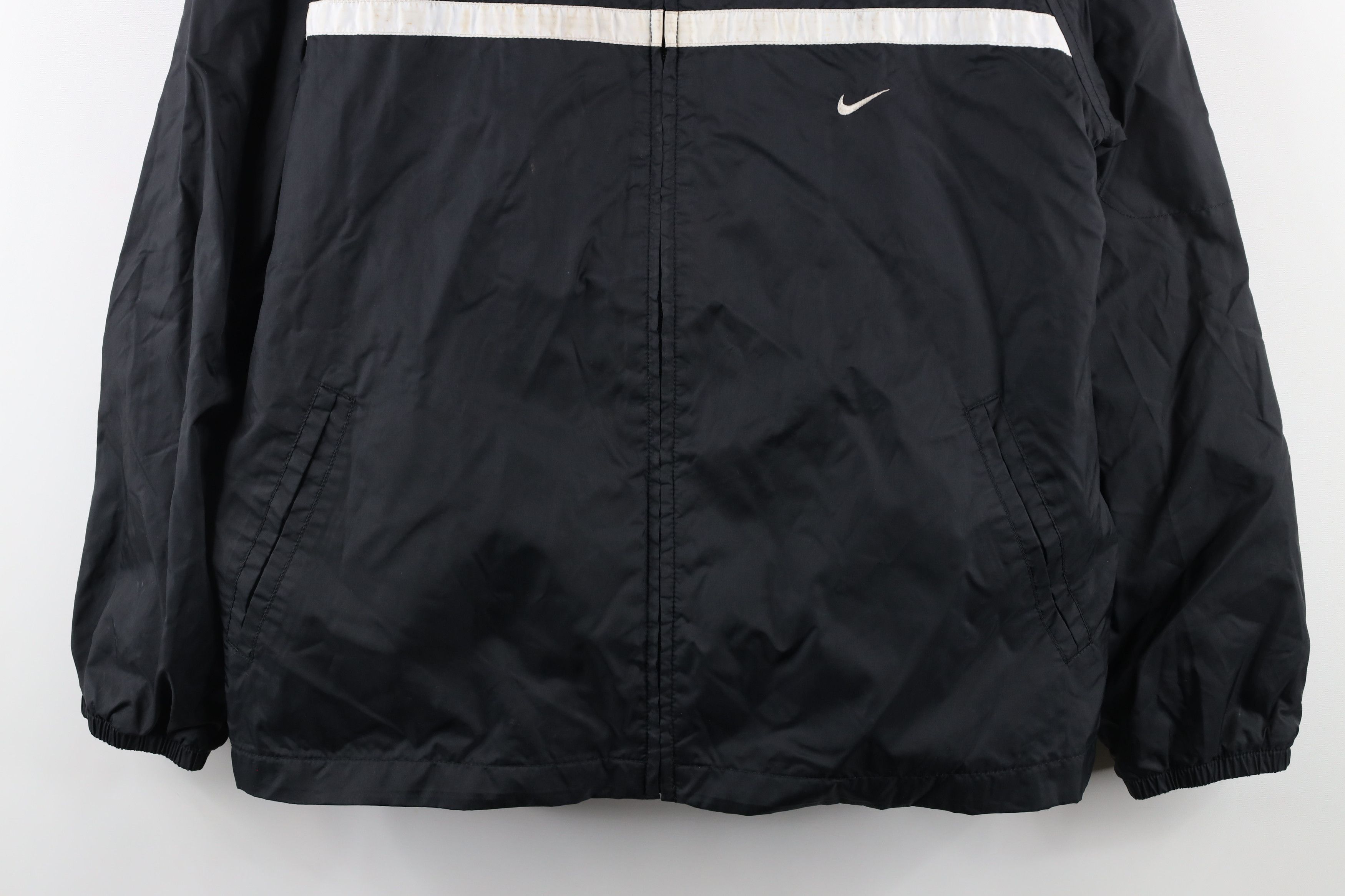 Nike × Vintage Vintage 90s Nike Travis Scott Mini Swoosh Lined Jacket Size M / US 6-8 / IT 42-44 - 3 Thumbnail