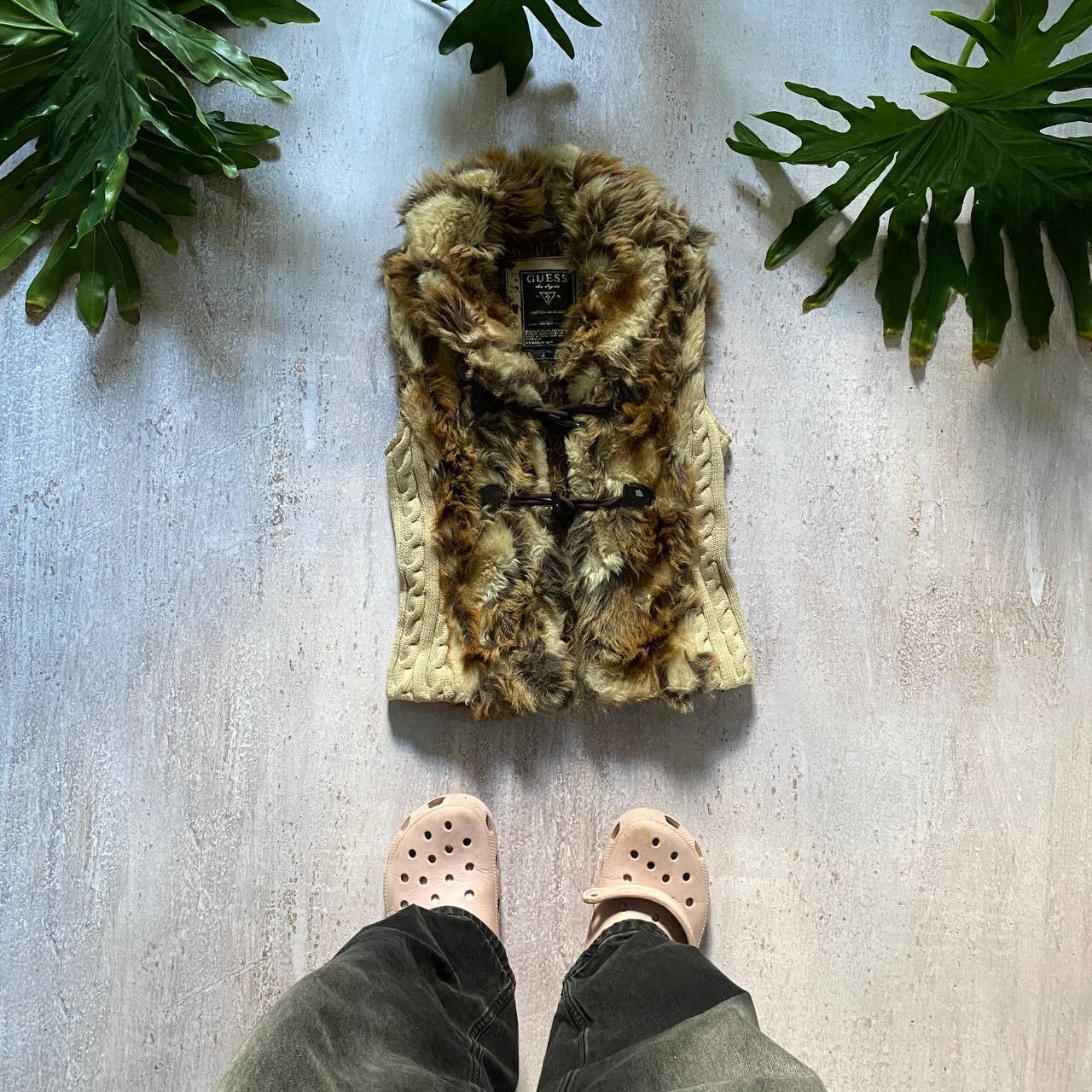 Guess × Seditionaries × Vintage VINTAGE Y2K GUESS GLAMOUR FUR VEST RARE Size XS / US 0-2 / IT 36-38 - 1 Thumbnail