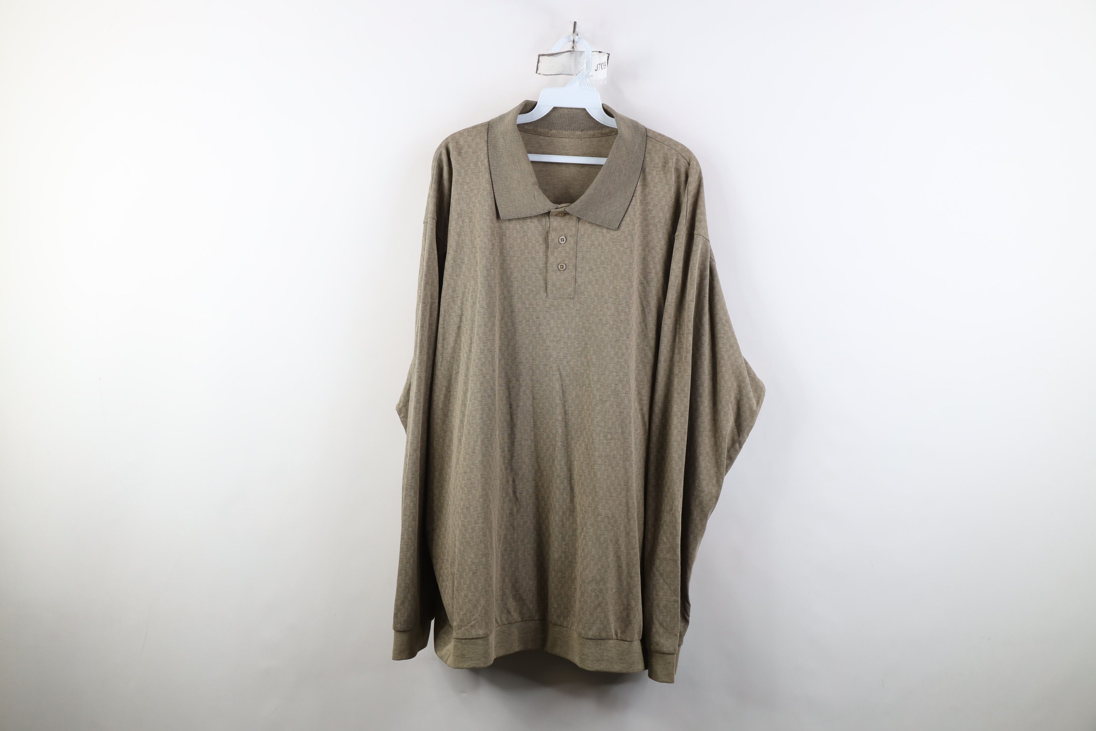 Vintage 90s Streetwear Knit Pullover Long Sleeve Polo