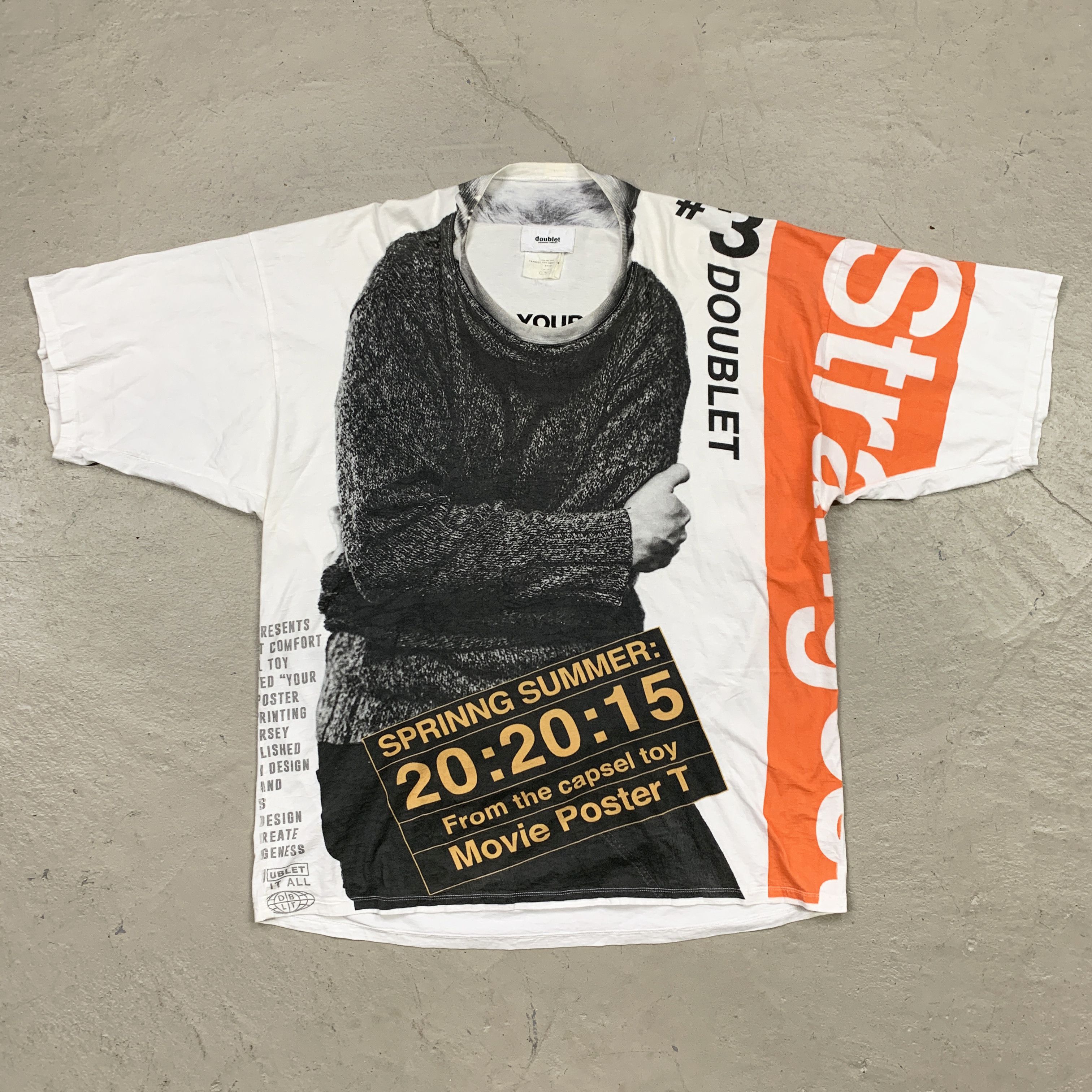 Doublet COMPRESSED "INSERT FACE" / TRAINSPOTTING MOVIE T-SHIRT Size US XL / EU 56 / 4 - 3 Thumbnail