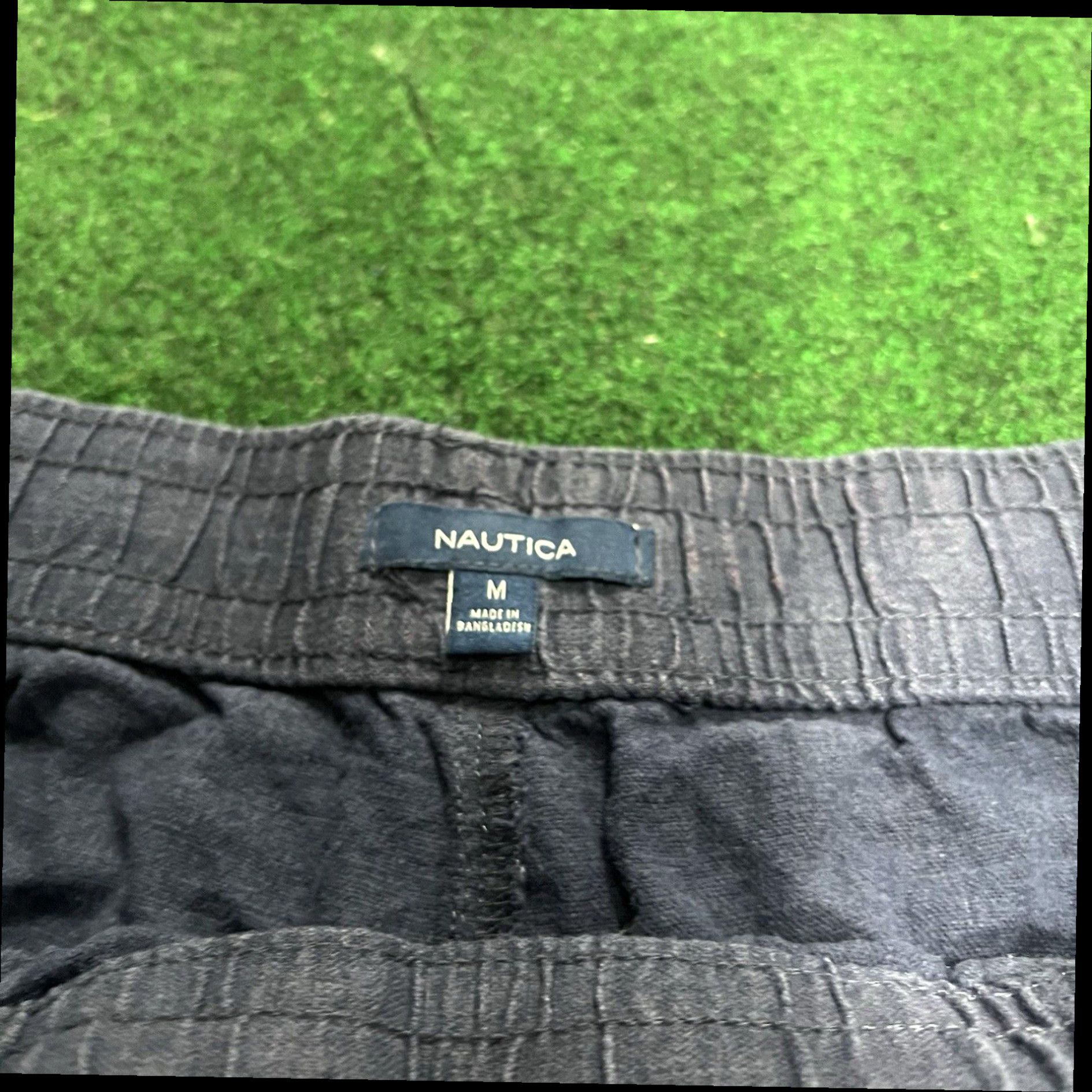 Nautica Nautica Shorts Womens Size M Navy Linen Blend Pull on Drawtring Pockets Casual Size 32" / US 10 / IT 46 - 5 Thumbnail