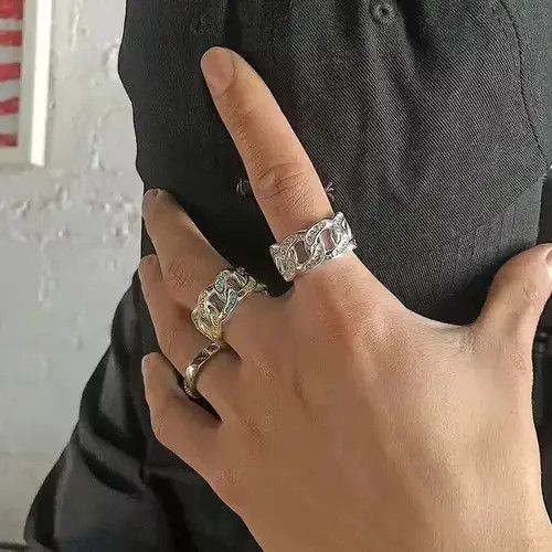 Jewelry Punk ring Size ONE SIZE - 3 Thumbnail