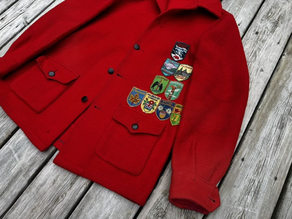 Hudsons Bay HISTORIC 1940s Hudson's Bay Railway Patches Wool Coat Size US L / EU 52-54 / 3 - 3 Thumbnail