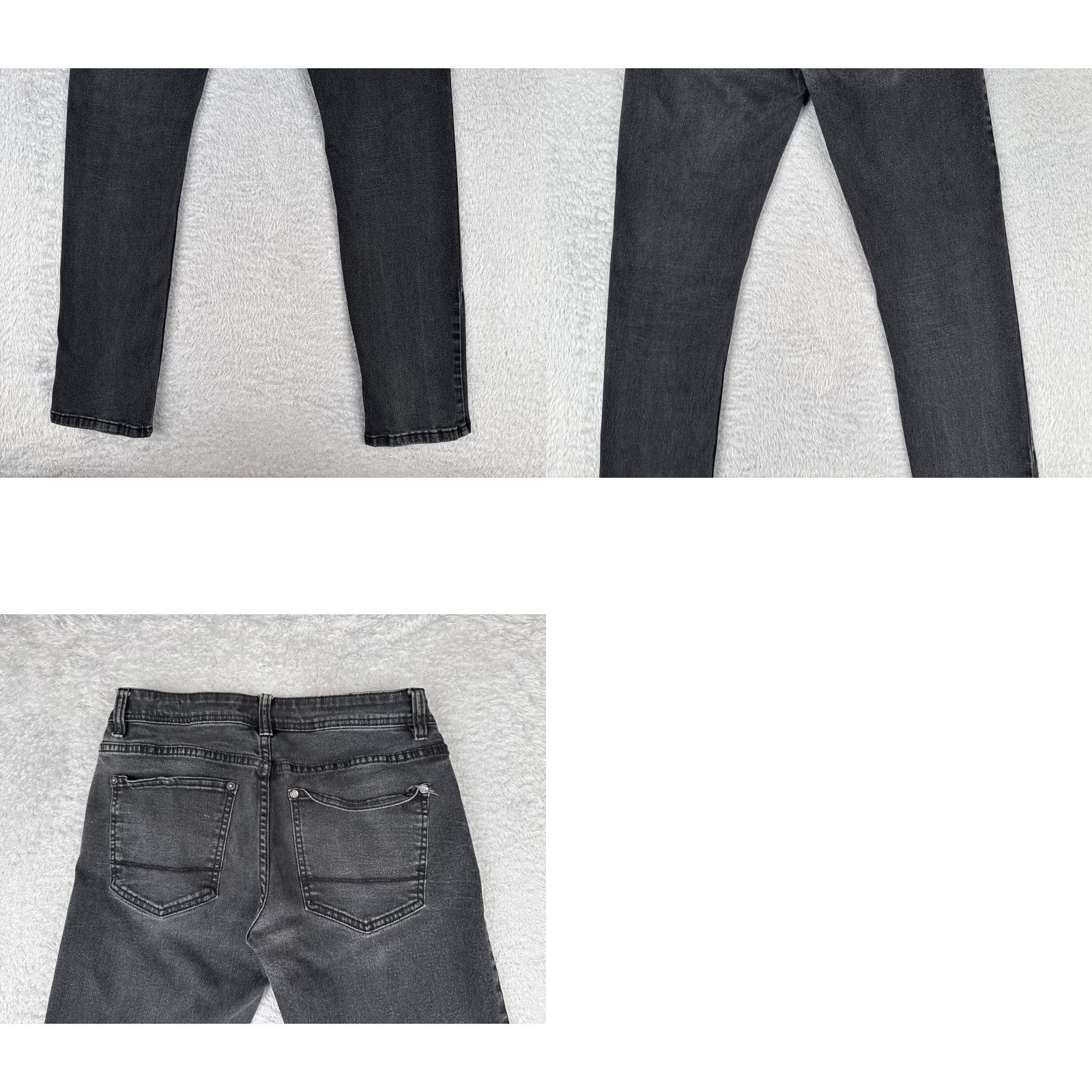 Vintage VINTAGE Paperdenim & Cloth Jeans Womens 30 Black Denim Mid Rise Cotton Blend 29x30 Size 30" / US 8 / IT 44 - 10 Thumbnail