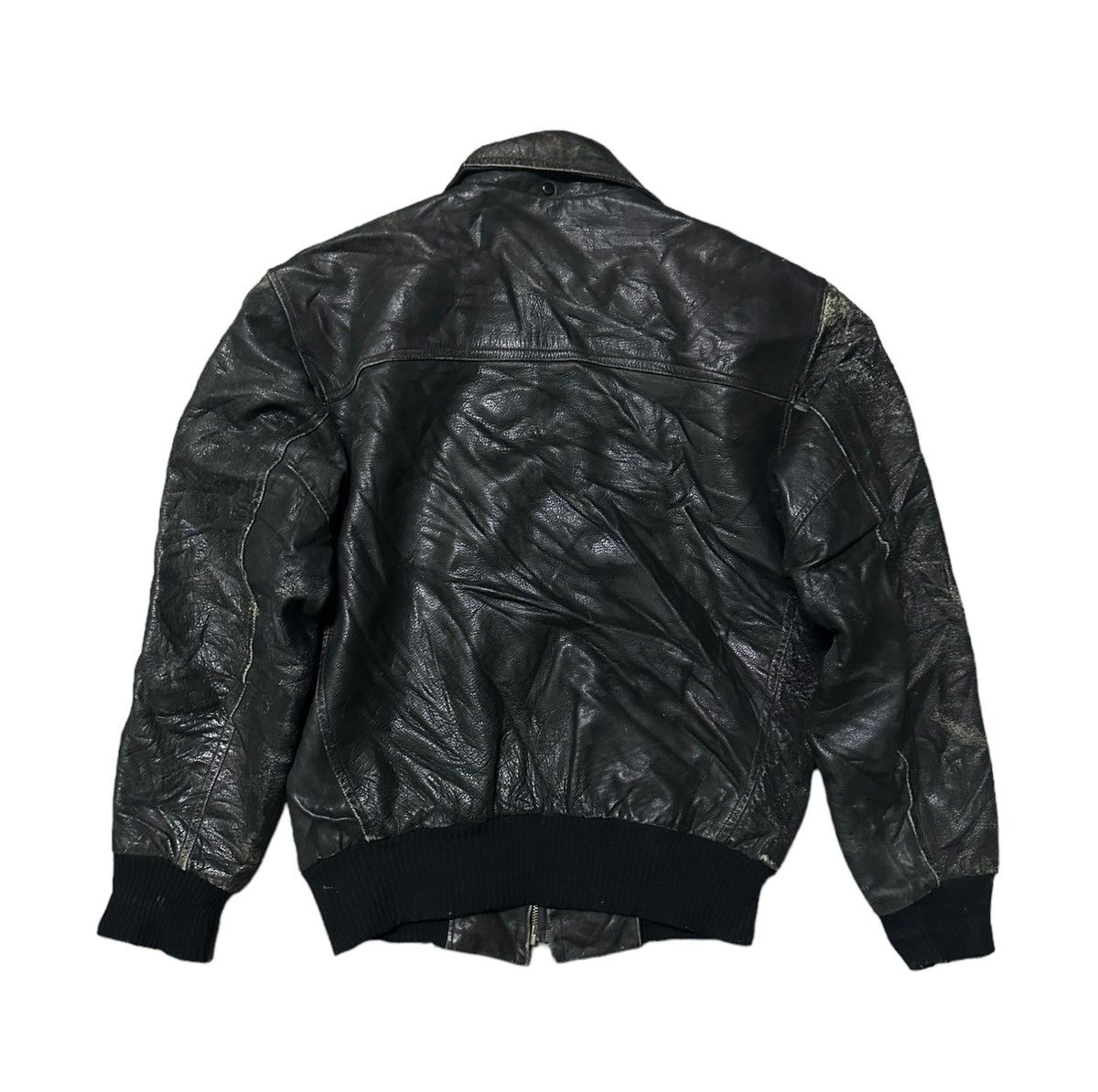 Vintage Gold flag leather jacket Size US S / EU 44-46 / 1 - 8 Thumbnail