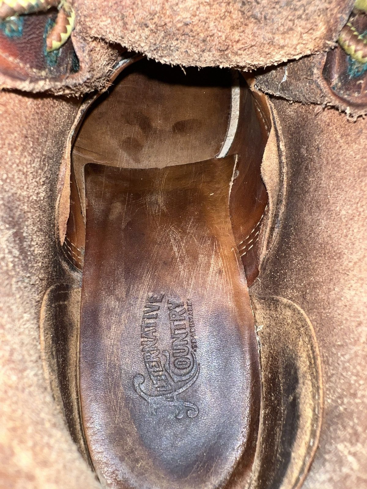 Japanese Brand Alternative Country DAY WALKER Brown leather Men’s Boots Size US 8 / EU 41 - 14 Thumbnail