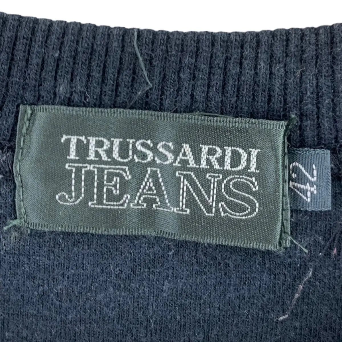 Trussardi Vintage TRUSSARDI JEANS Embroidered Crewneck Sweatshirt Size XXL / US 16-18 / IT 52-54 - 6 Thumbnail