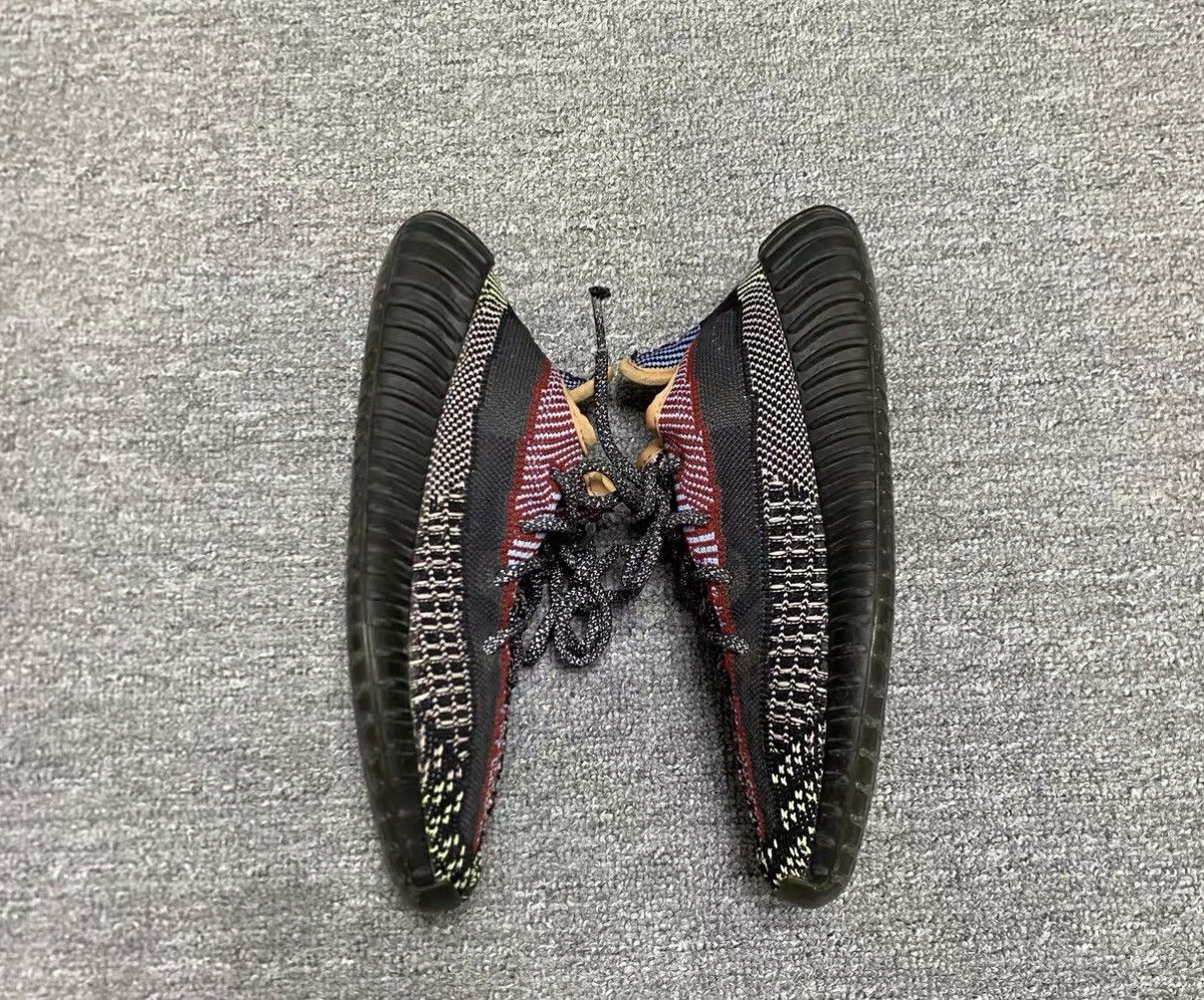 Yeezy YEEZY 350 V2 Black & Red Block Running Shoes J16 Size US 6.5 / EU 39-40 - 4 Thumbnail